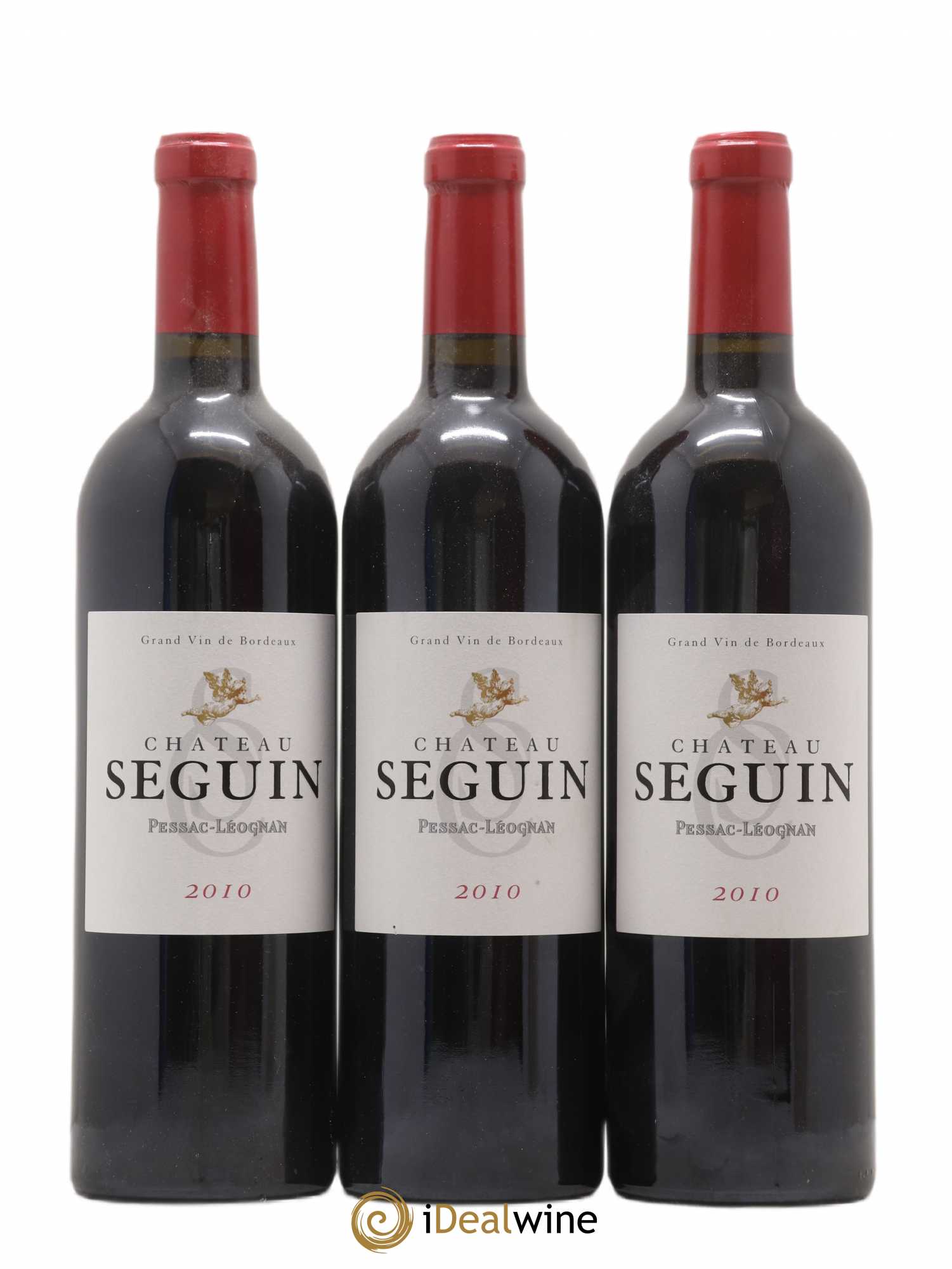 Pessac-Léognan Château Seguin 2010 - Lot de 3 bouteilles - 0