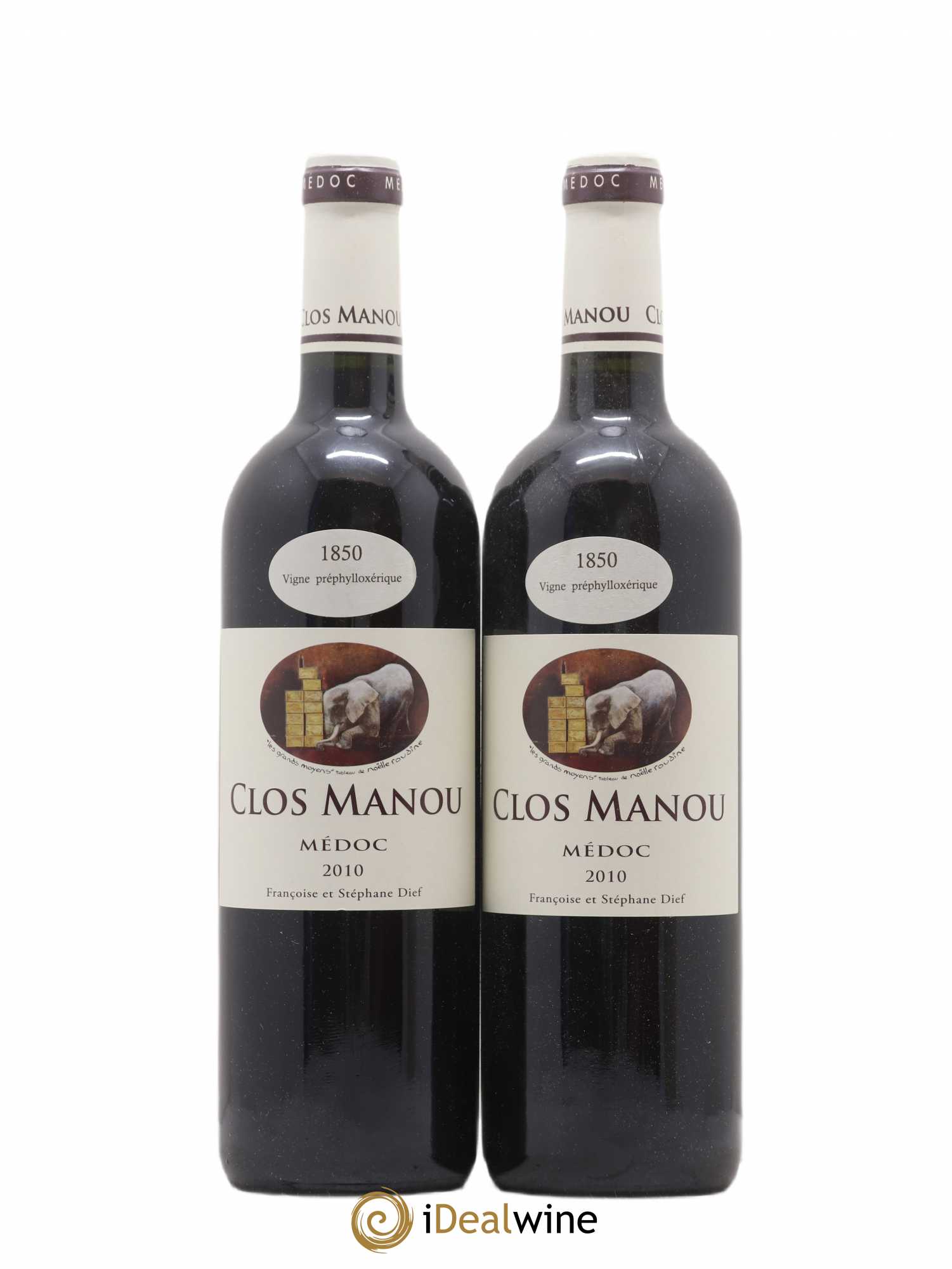 Clos Manou 2010 - Lot de 2 bouteilles - 0