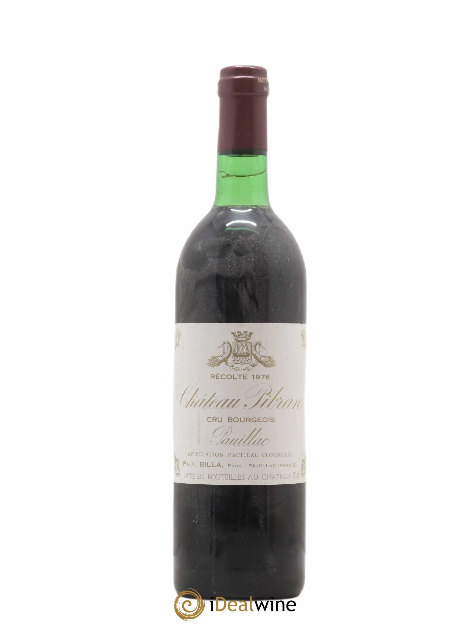 Château Pibran 1976 - Lot de 1 bouteille - 0
