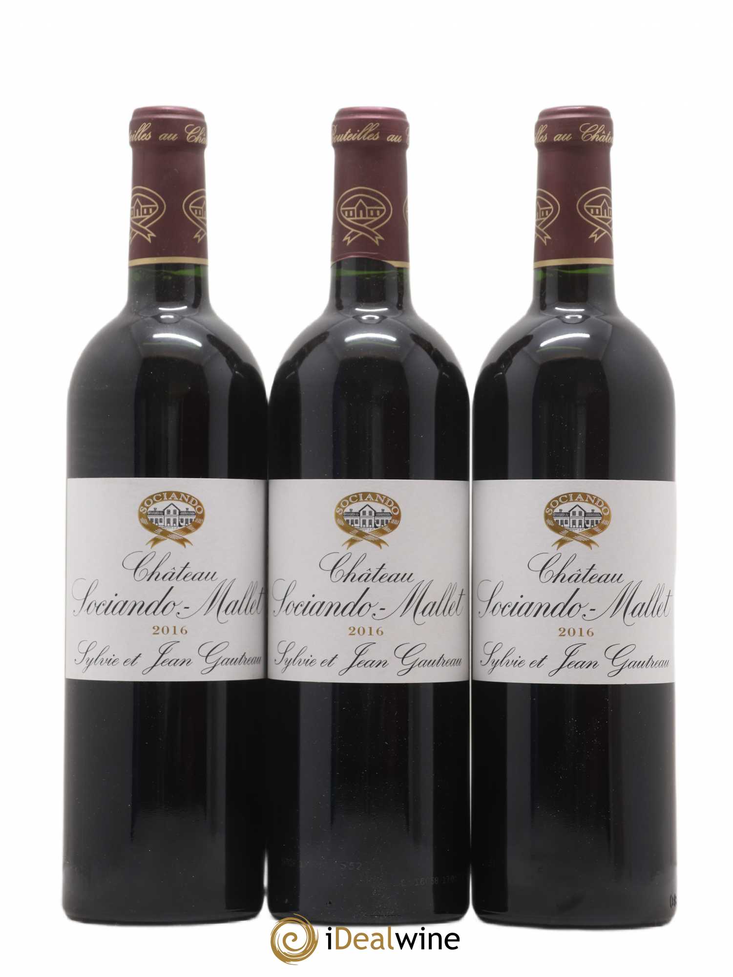 Château Sociando Mallet 2016 - Lot de 6 bouteilles - 1