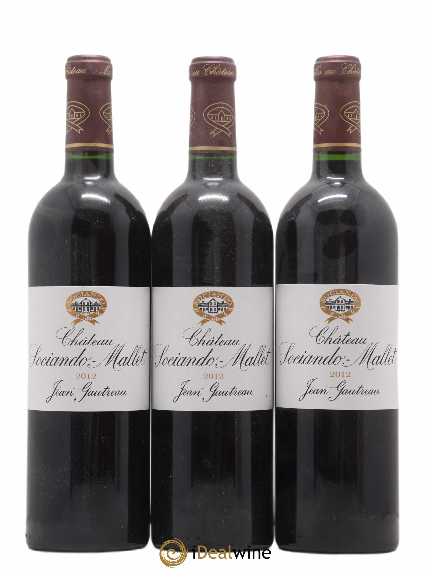 Château Sociando Mallet 2012 - Lot de 6 bouteilles - 2
