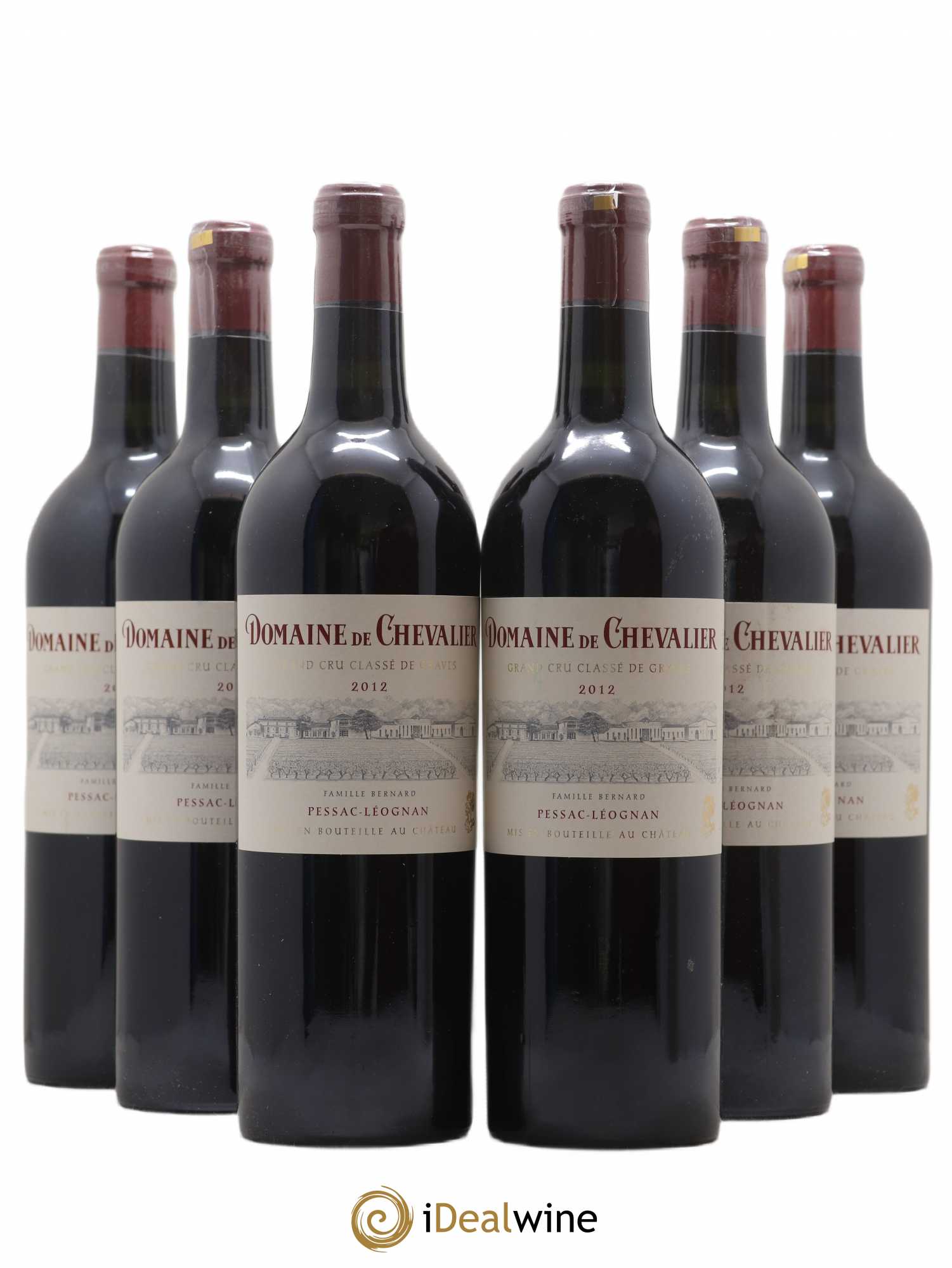 Domaine de Chevalier Cru Classé de Graves 2012 - Lot de 6 bouteilles - 0