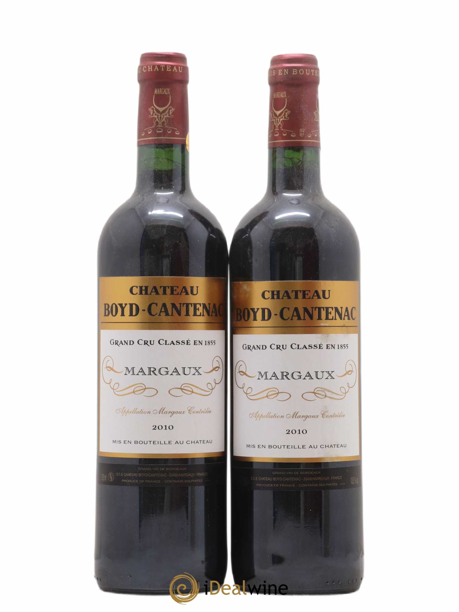 Château Boyd Cantenac 3ème Grand Cru Classé 2010 - Lot de 2 bouteilles - 0