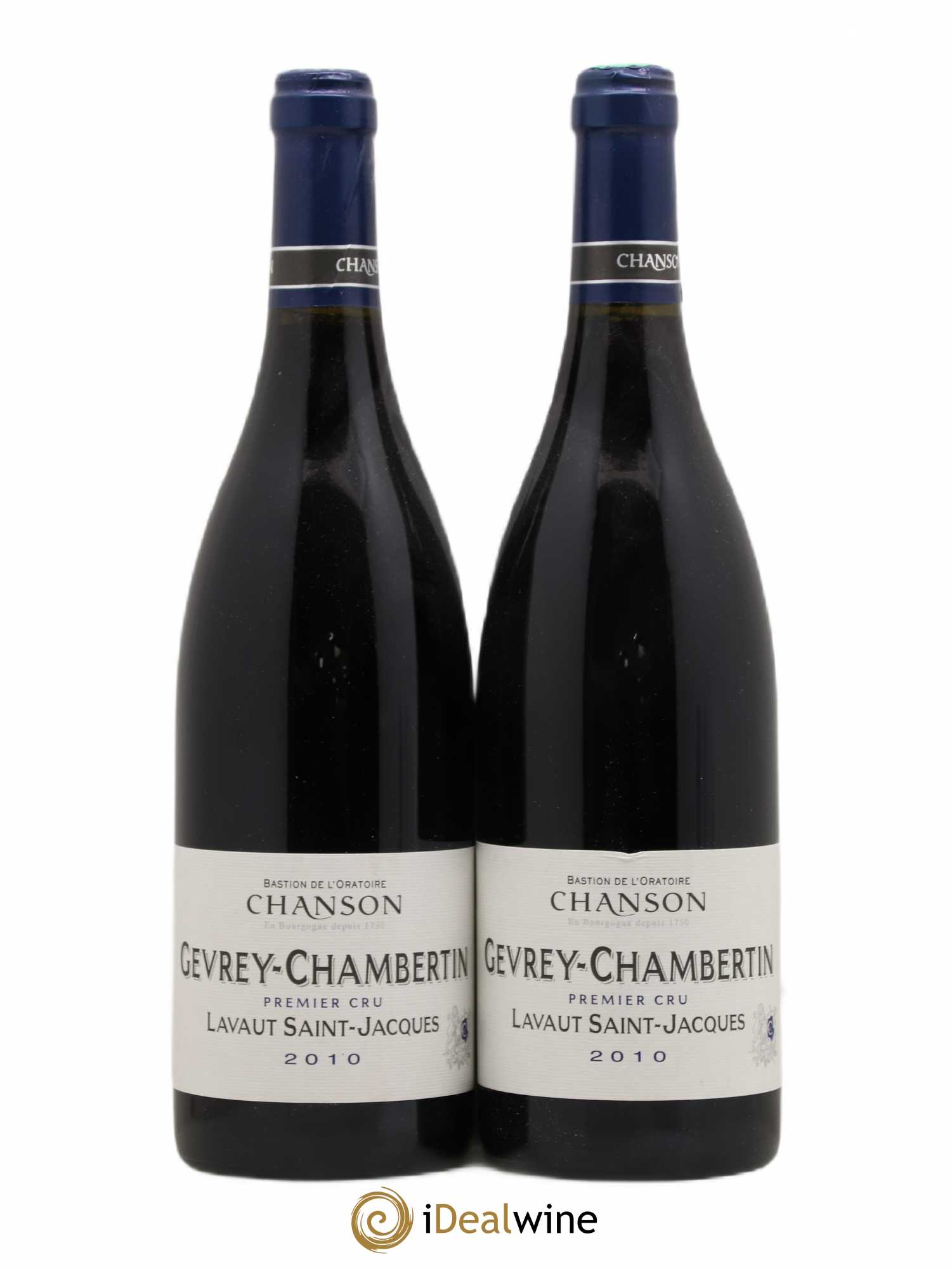 Gevrey-Chambertin 1er Cru Lavaut Saint Jacques Chanson 2010 - Posten von 2 Flaschen - 0