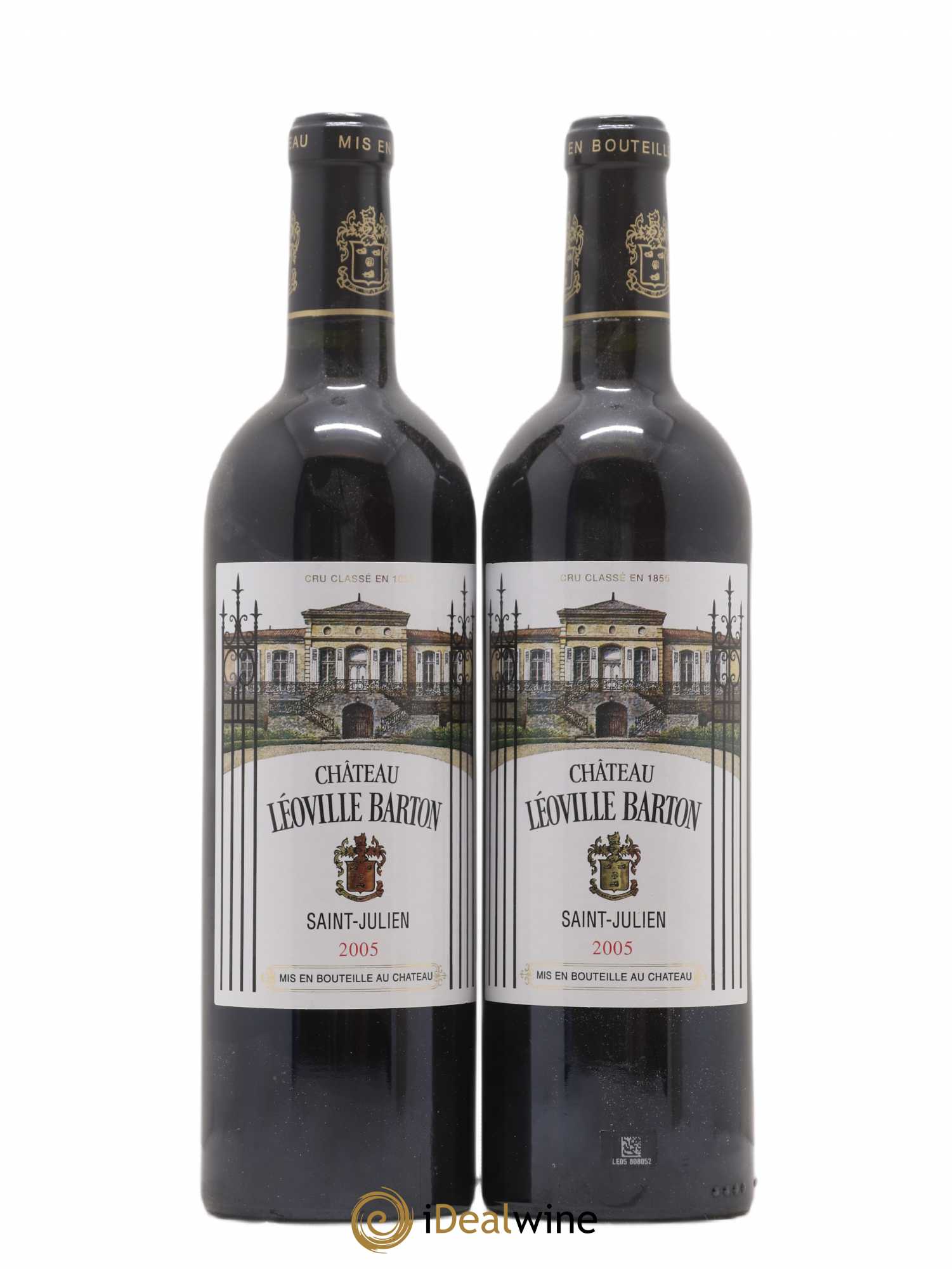 Château Léoville Barton 2ème Grand Cru Classé 2005 - Lot de 2 bouteilles - 0