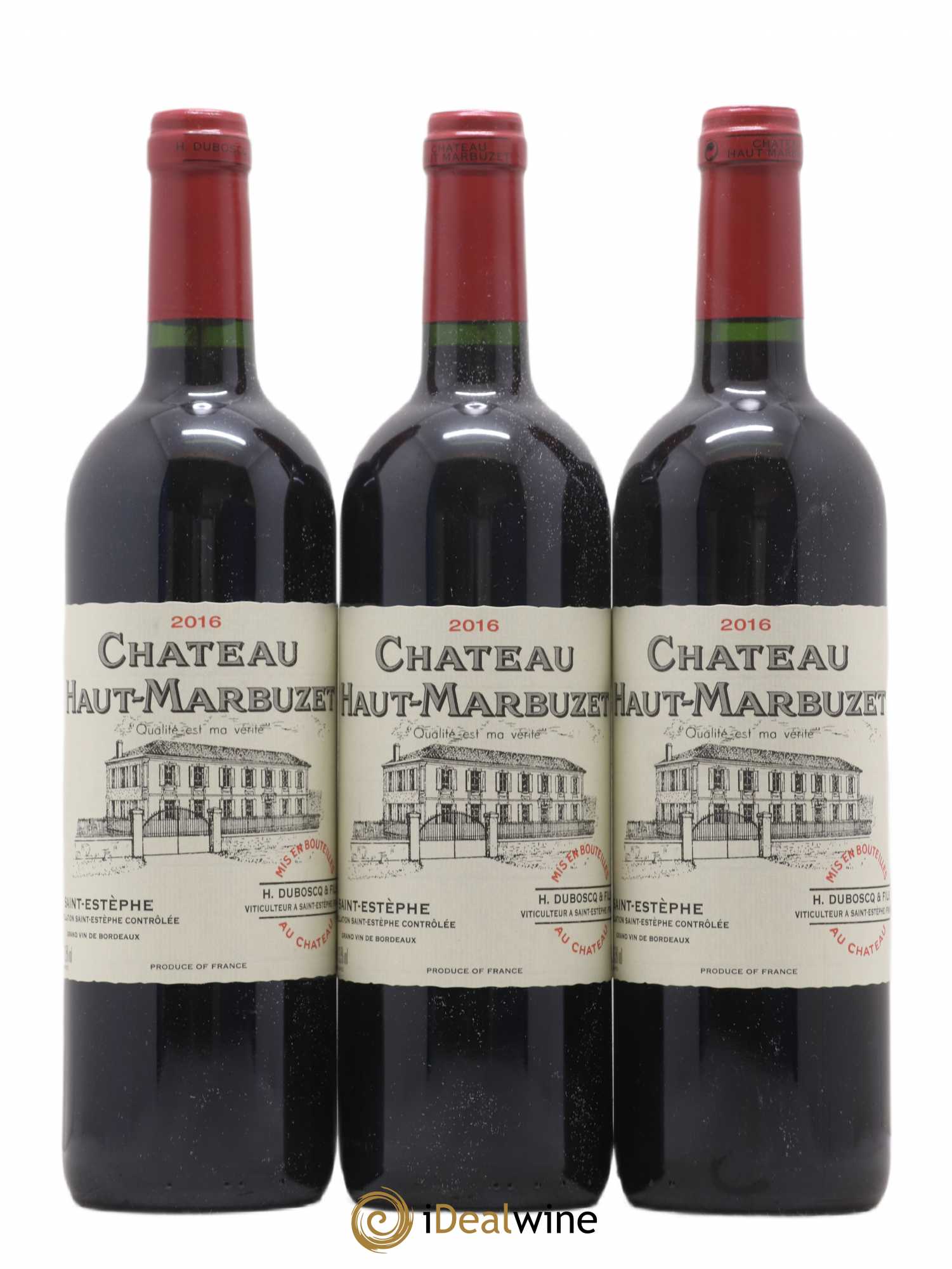 Château Haut Marbuzet 2016 - Lot de 3 bouteilles - 0