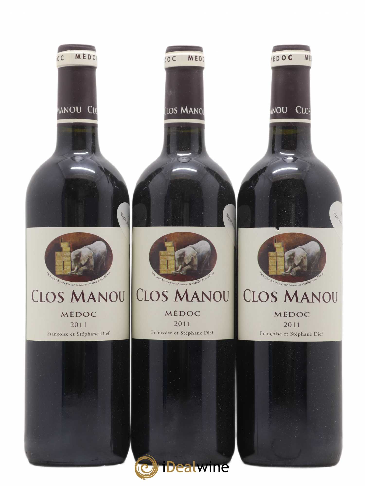 Clos Manou 2011 - Lot de 6 bouteilles - 1