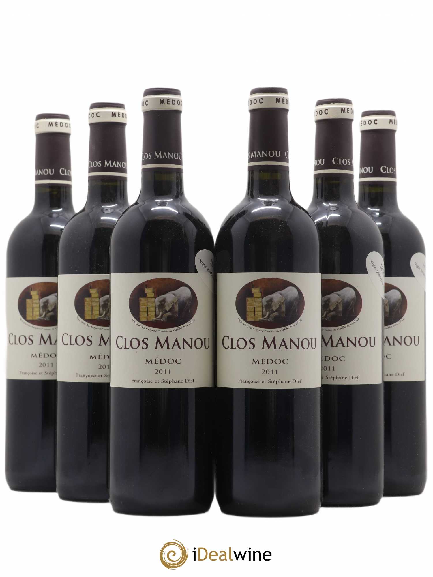 Clos Manou 2011 - Lot de 6 bouteilles - 0