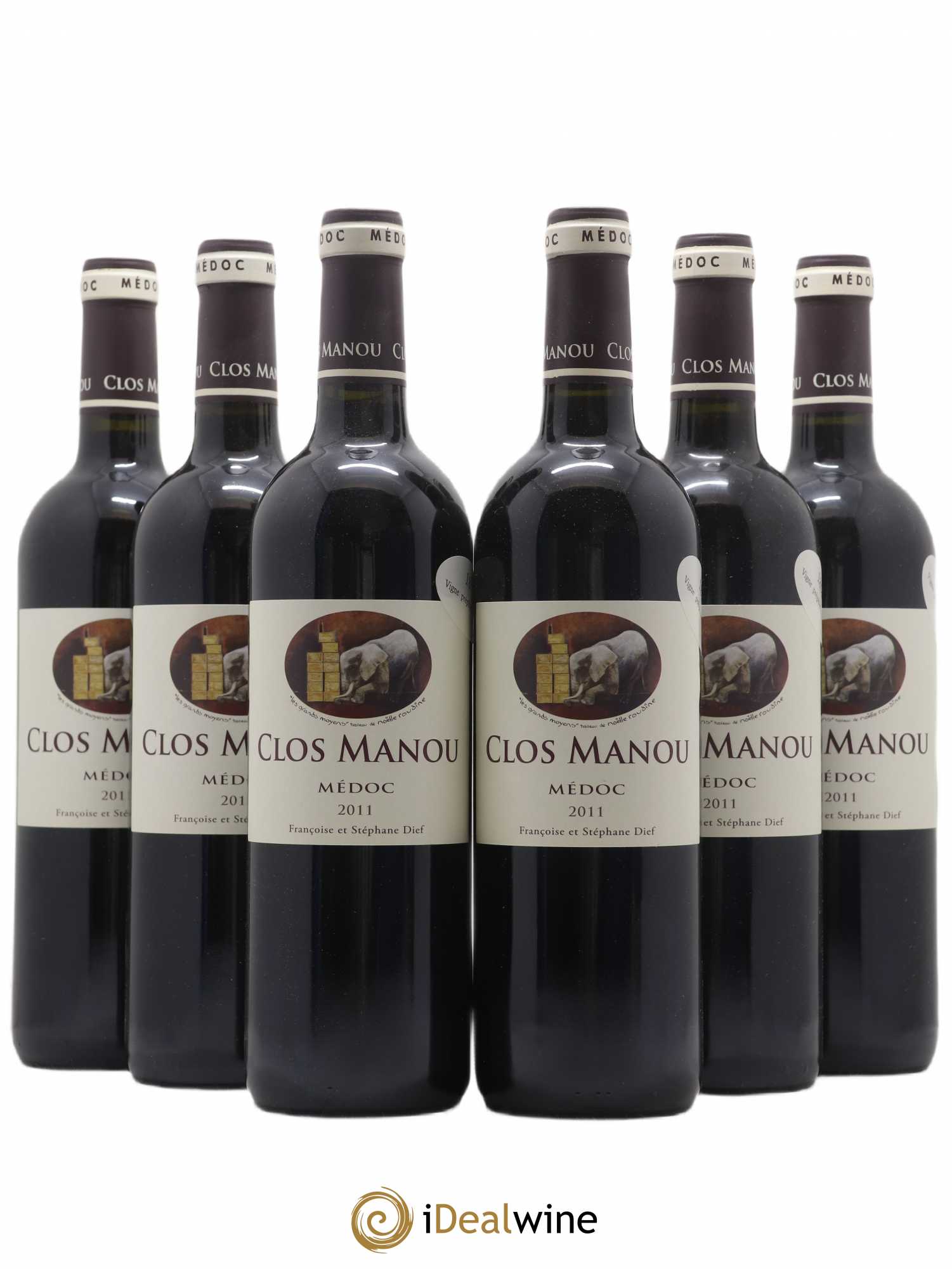 Clos Manou 2011 - Posten von 6 Flaschen - 0