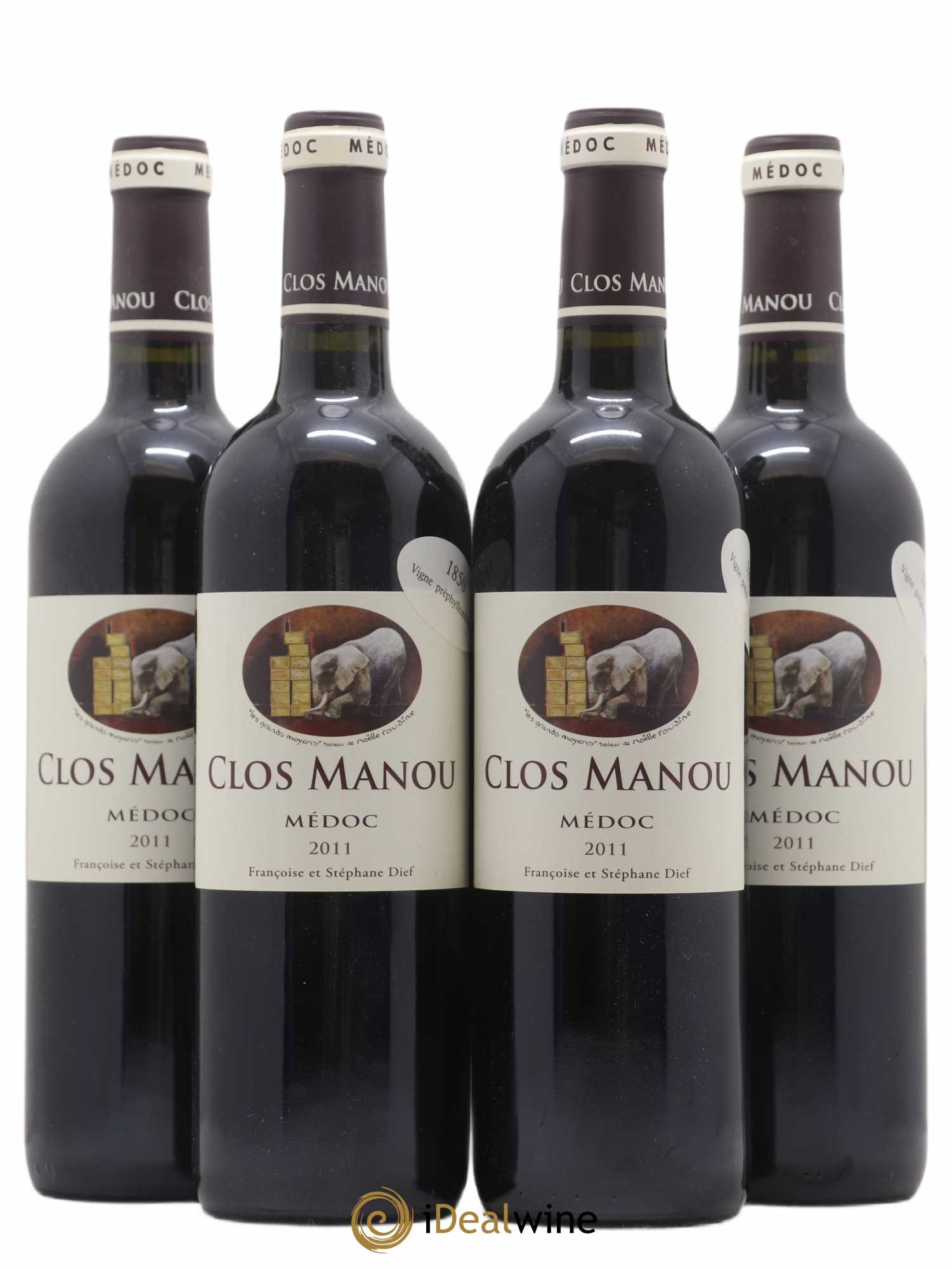 Clos Manou 2011 - Posten von 4 Flaschen - 0