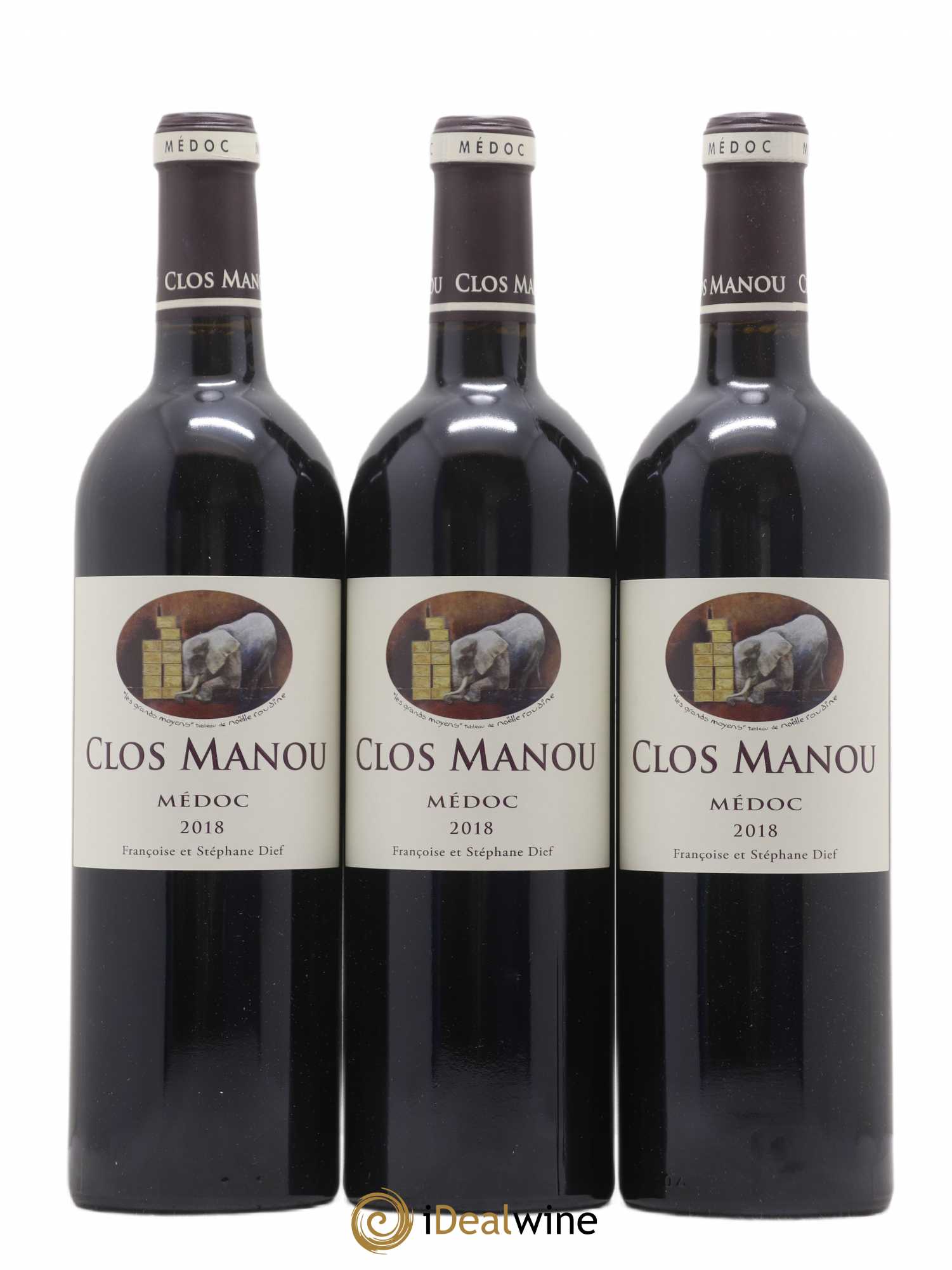Clos Manou 2018 - Lot de 6 bouteilles - 1