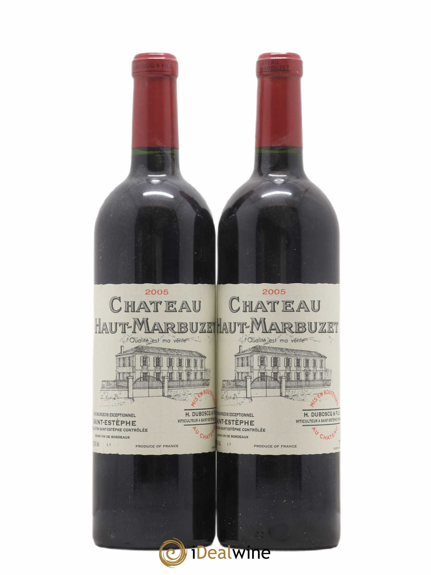 Château Haut Marbuzet 2005 - Lot de 2 bouteilles - 0