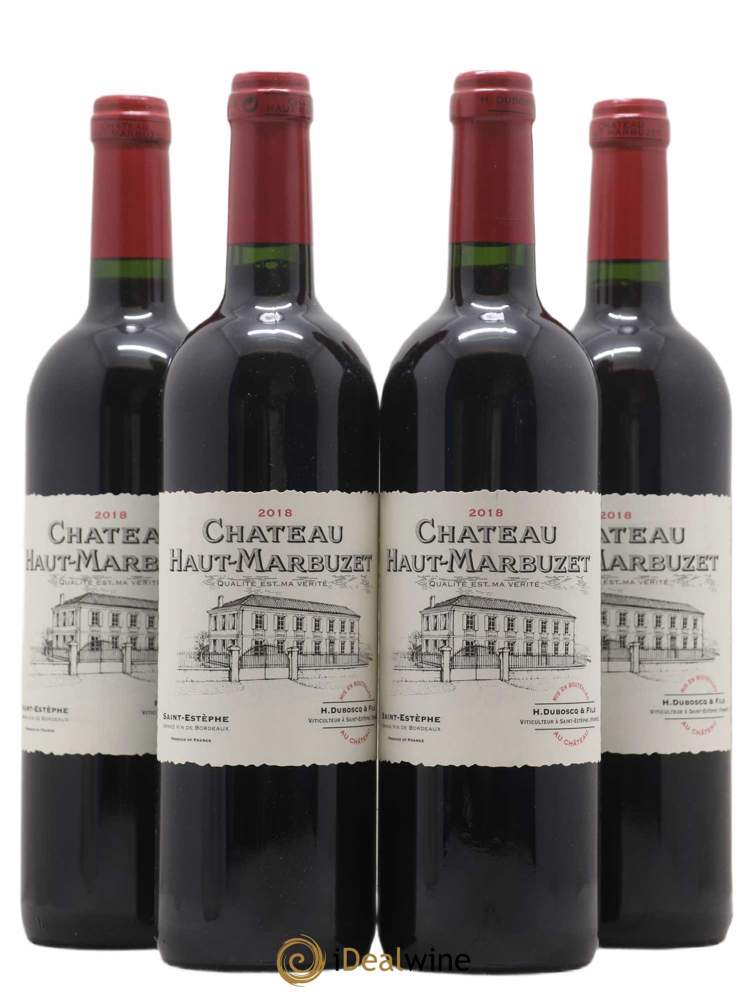 Château Haut Marbuzet 2018 - Lot de 4 bouteilles - 0
