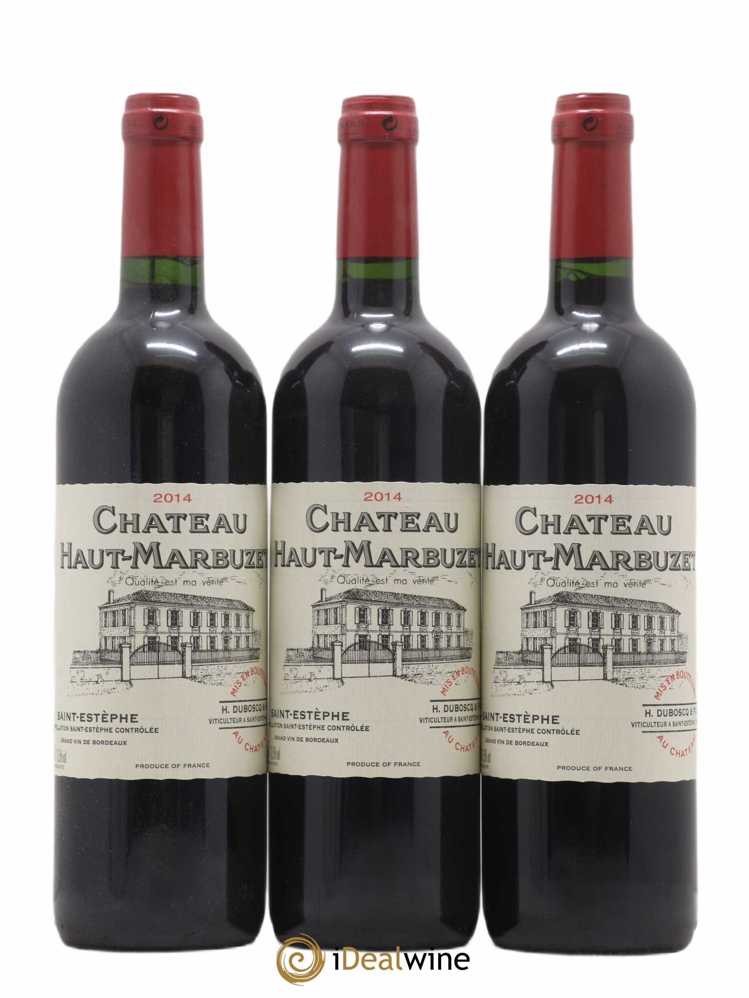 Château Haut Marbuzet 2014 - Lot de 3 bouteilles - 0