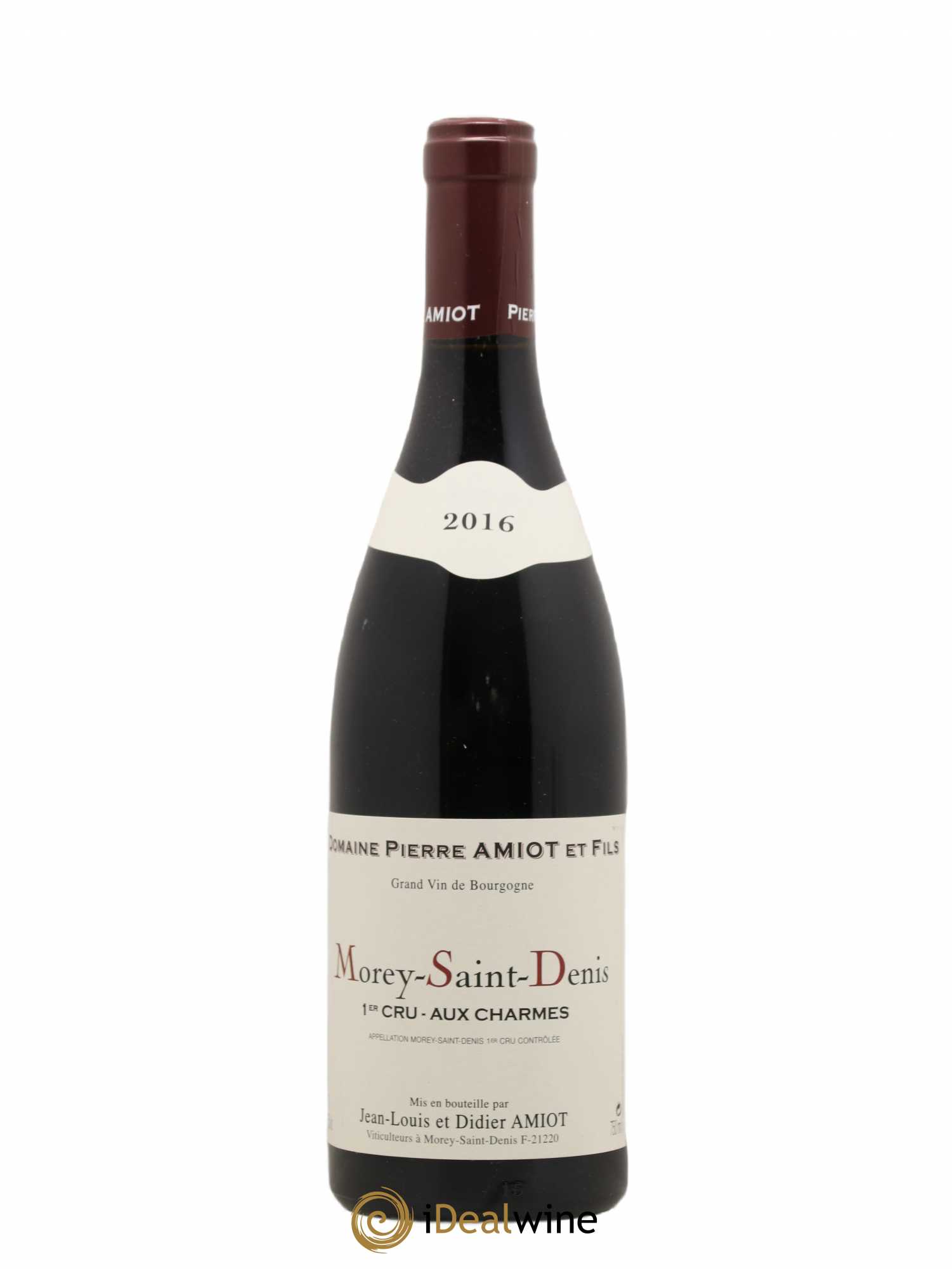 Morey-Saint-Denis 1er Cru Aux Charmes Pierre Amiot et Fils (Domaine) 2016 - Lot de 1 bouteille - 0