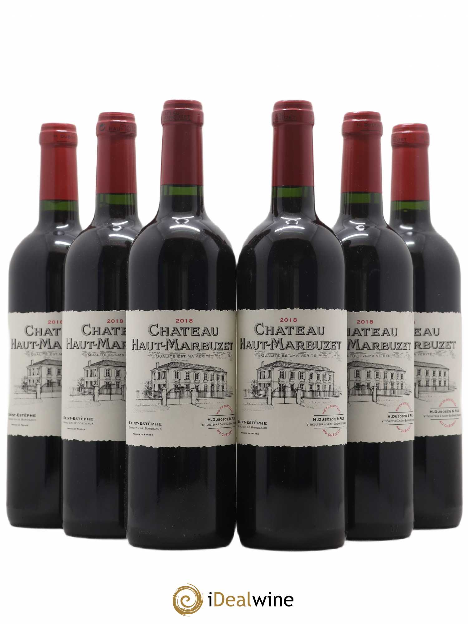 Château Haut Marbuzet 2018 - Lot de 6 bouteilles - 0
