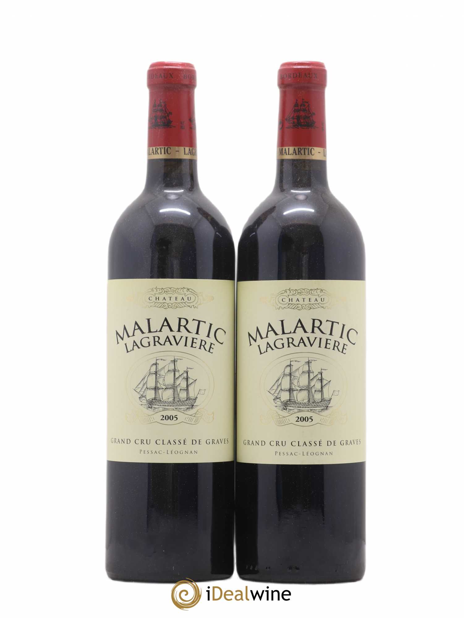 Château Malartic-Lagravière Cru Classé de Graves 2005 - Lot de 2 bouteilles - 0