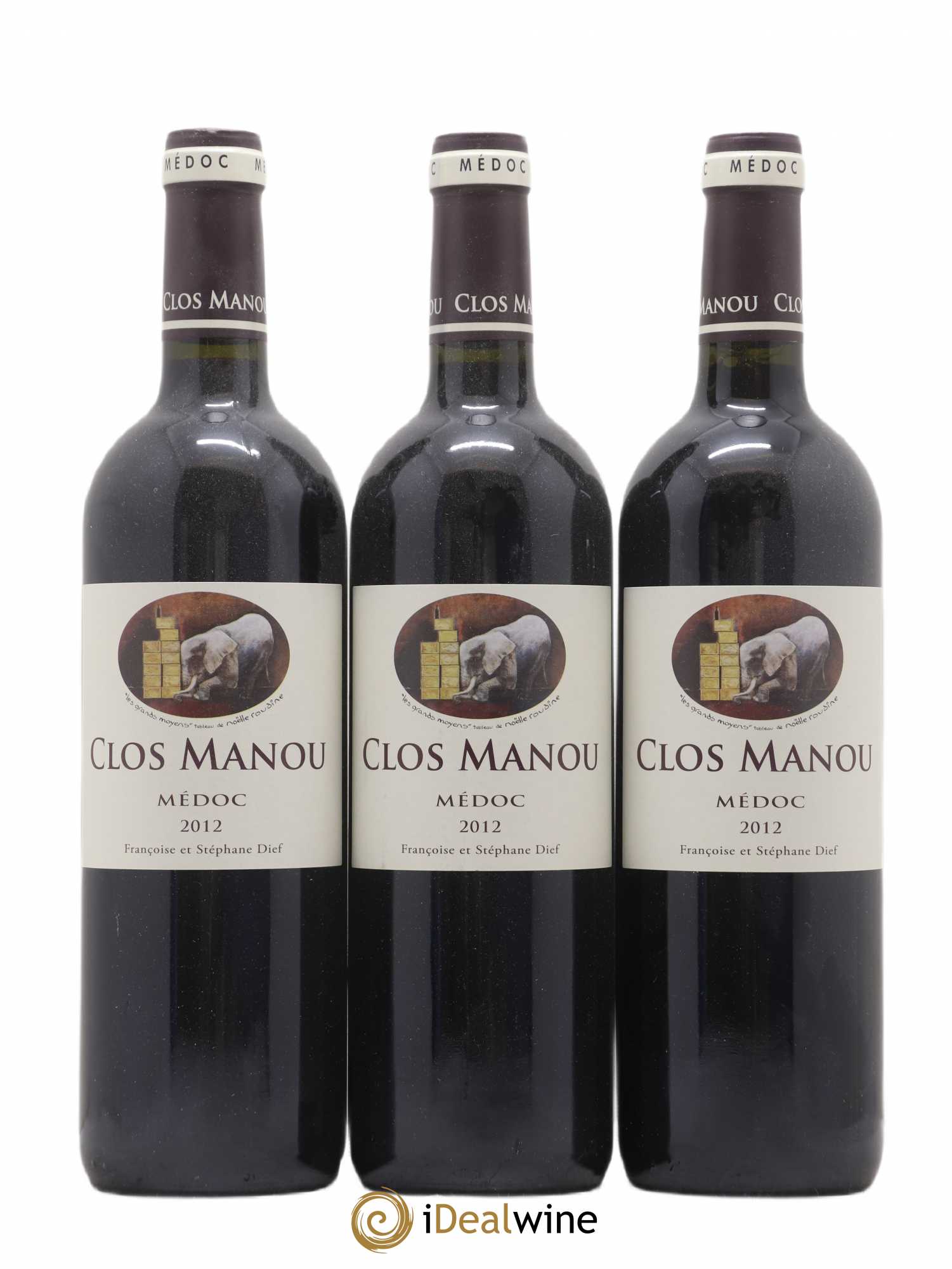 Clos Manou 2012 - Lot de 6 bouteilles - 2