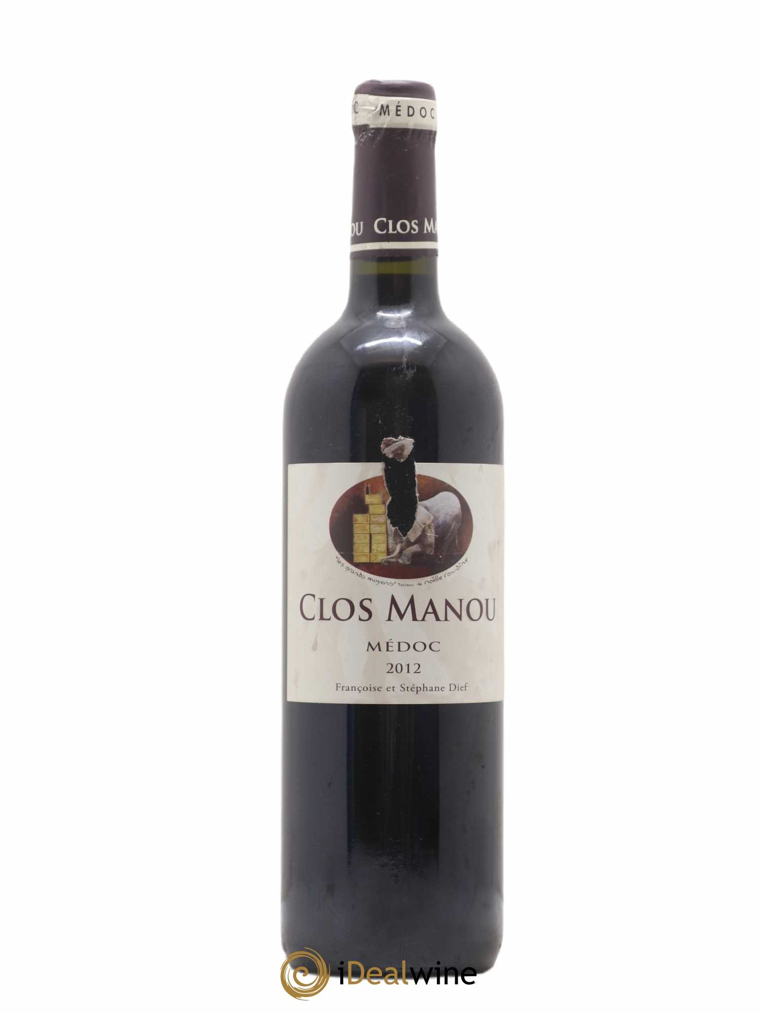 Clos Manou 2012 - Lot de 1 bouteille - 0
