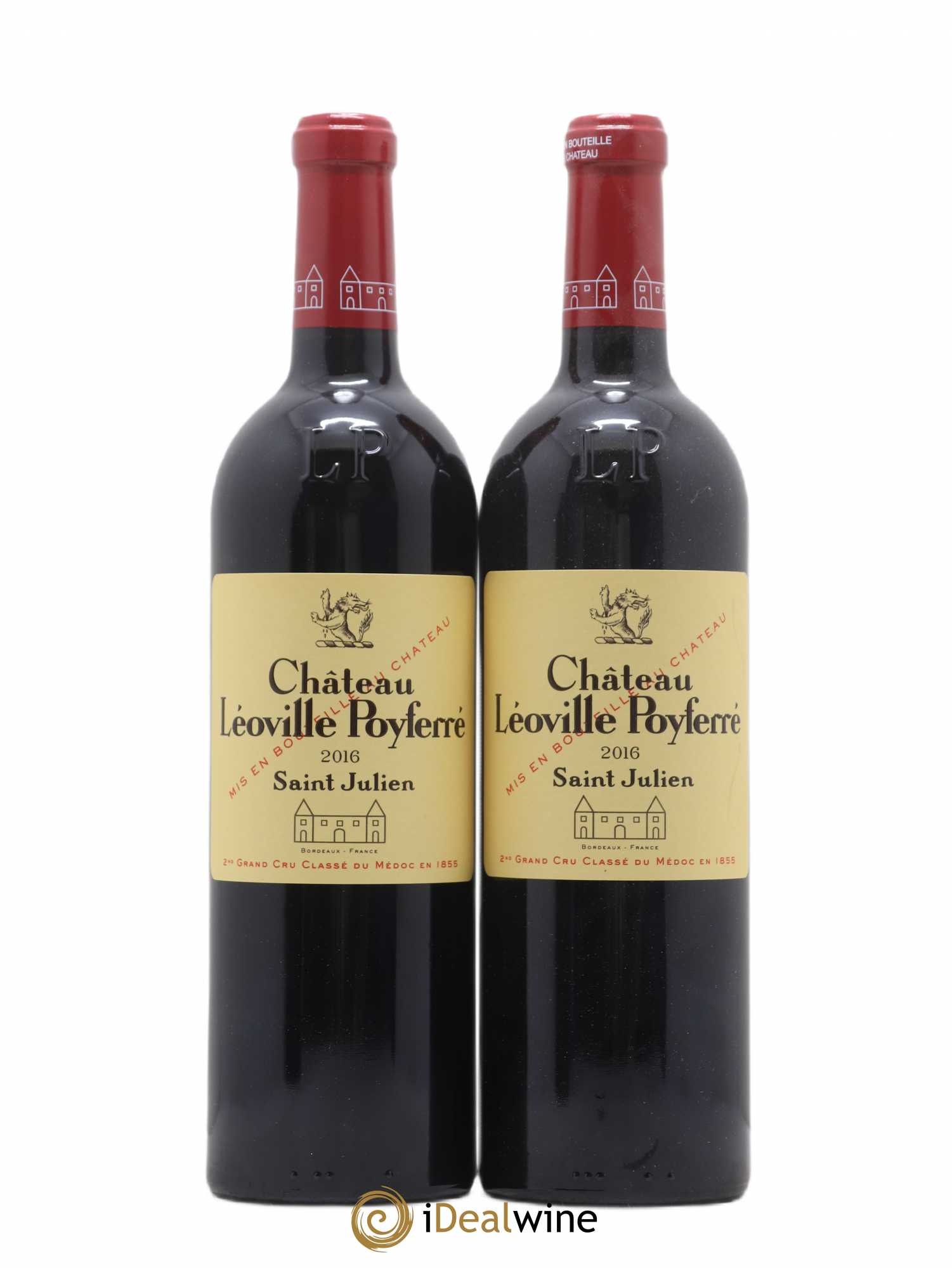 Château Léoville Poyferré 2ème Grand Cru Classé 2016 - Lot de 2 bouteilles - 0