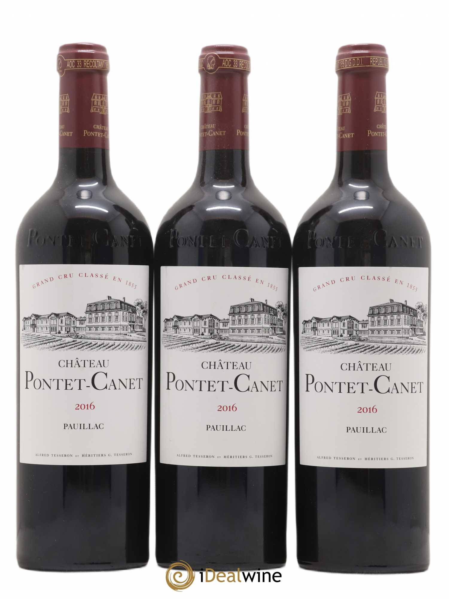 Château Pontet Canet 5ème Grand Cru Classé 2016 - Lot de 6 bouteilles - 2