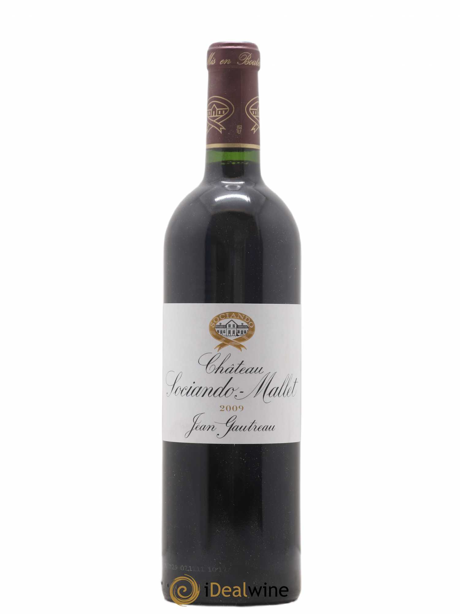 Château Sociando Mallet 2009 - Lot de 1 bouteille - 0