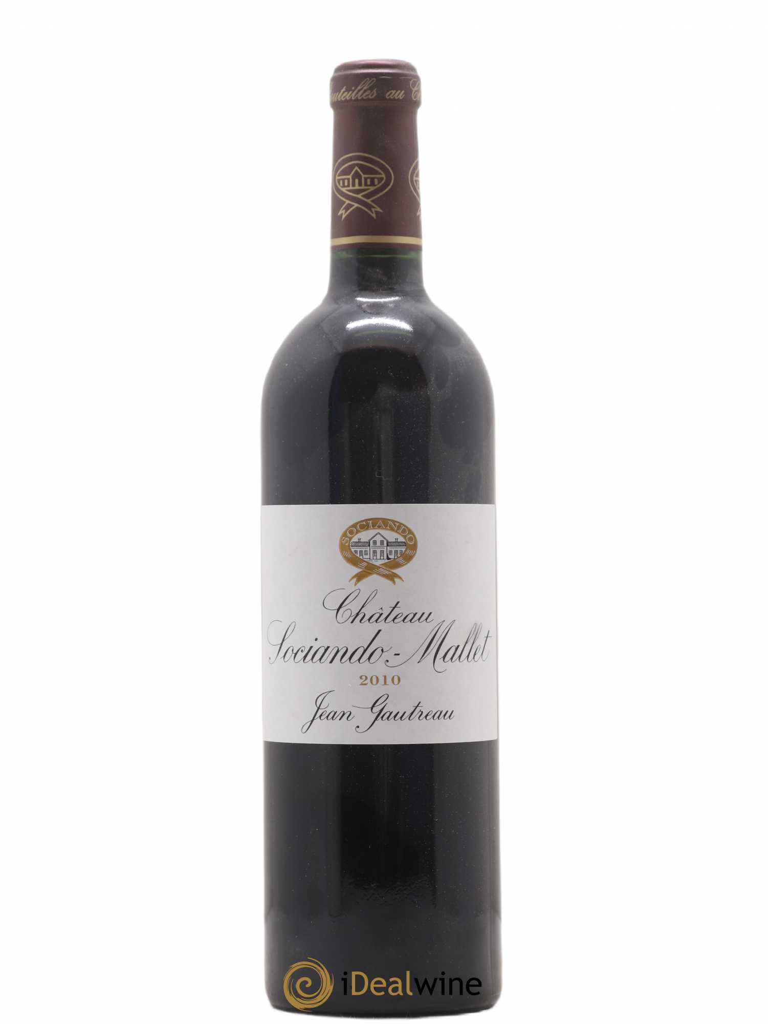 Château Sociando Mallet 2010 - Lot de 1 bouteille - 0
