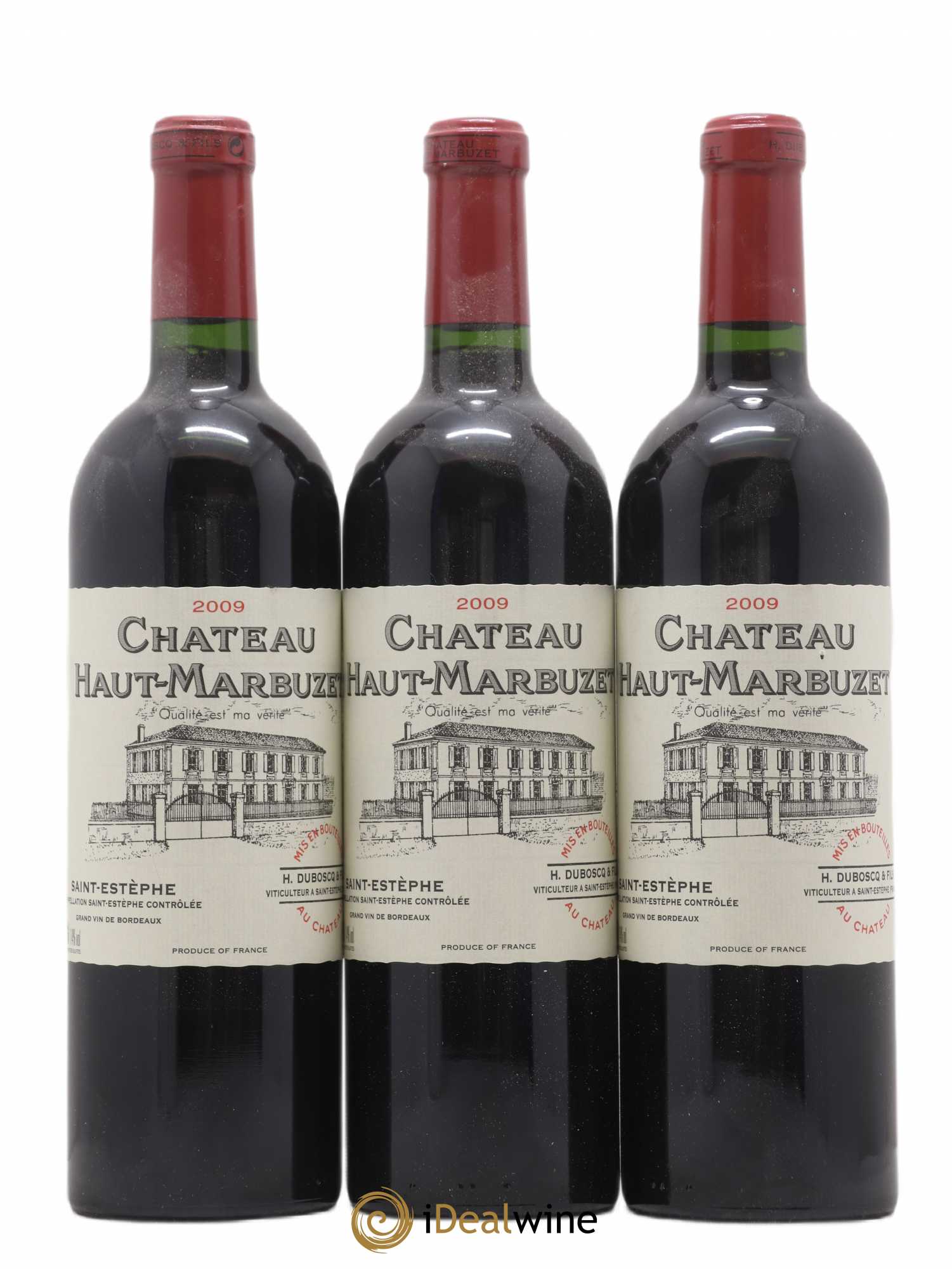 Château Haut Marbuzet 2009 - Lot de 3 bouteilles - 0