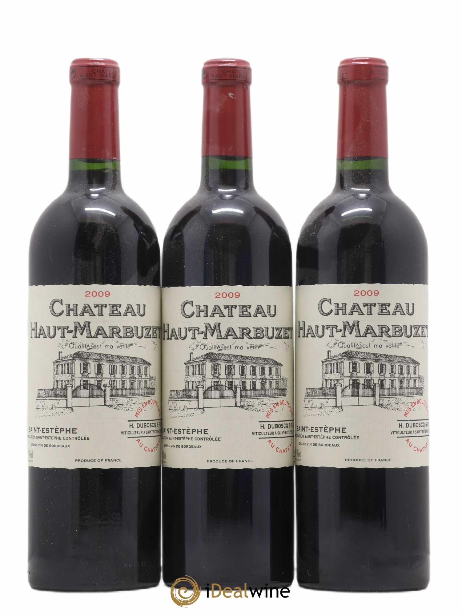 Château Haut Marbuzet 2009 - Lot de 3 bouteilles - 0