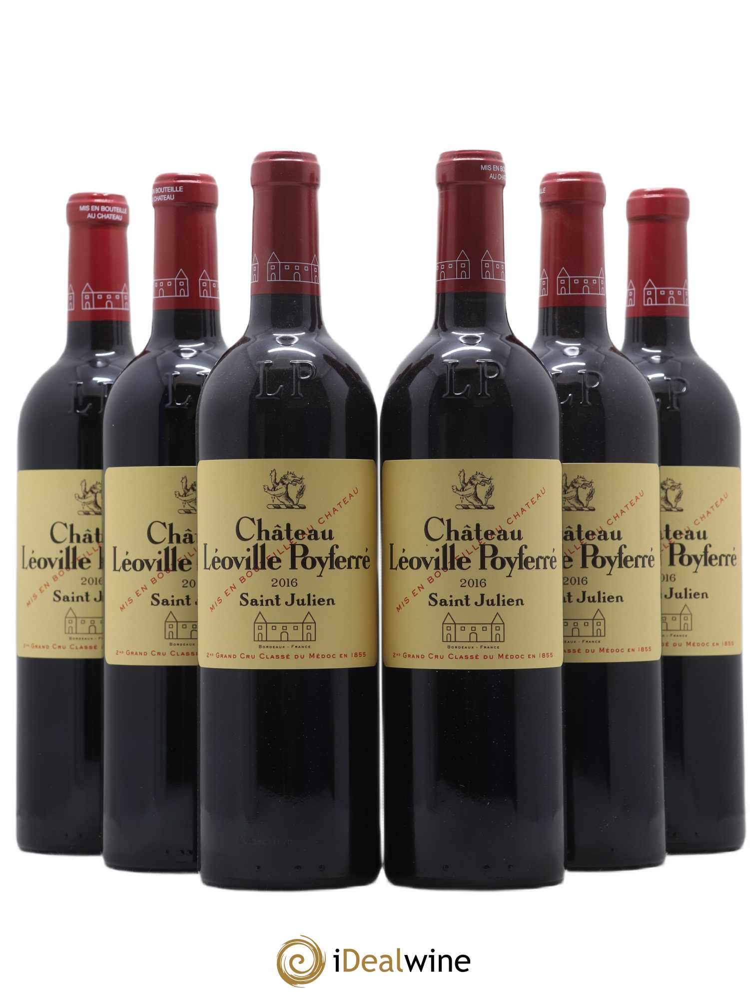 Château Léoville Poyferré 2ème Grand Cru Classé 2016 - Lot de 6 bouteilles - 0