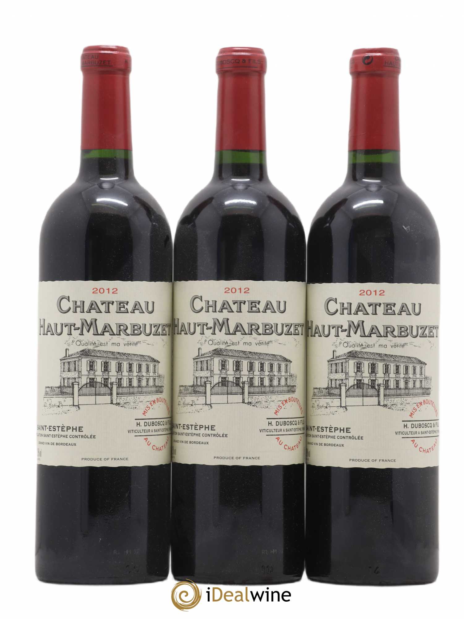 Château Haut Marbuzet 2012 - Lot de 6 bouteilles - 1