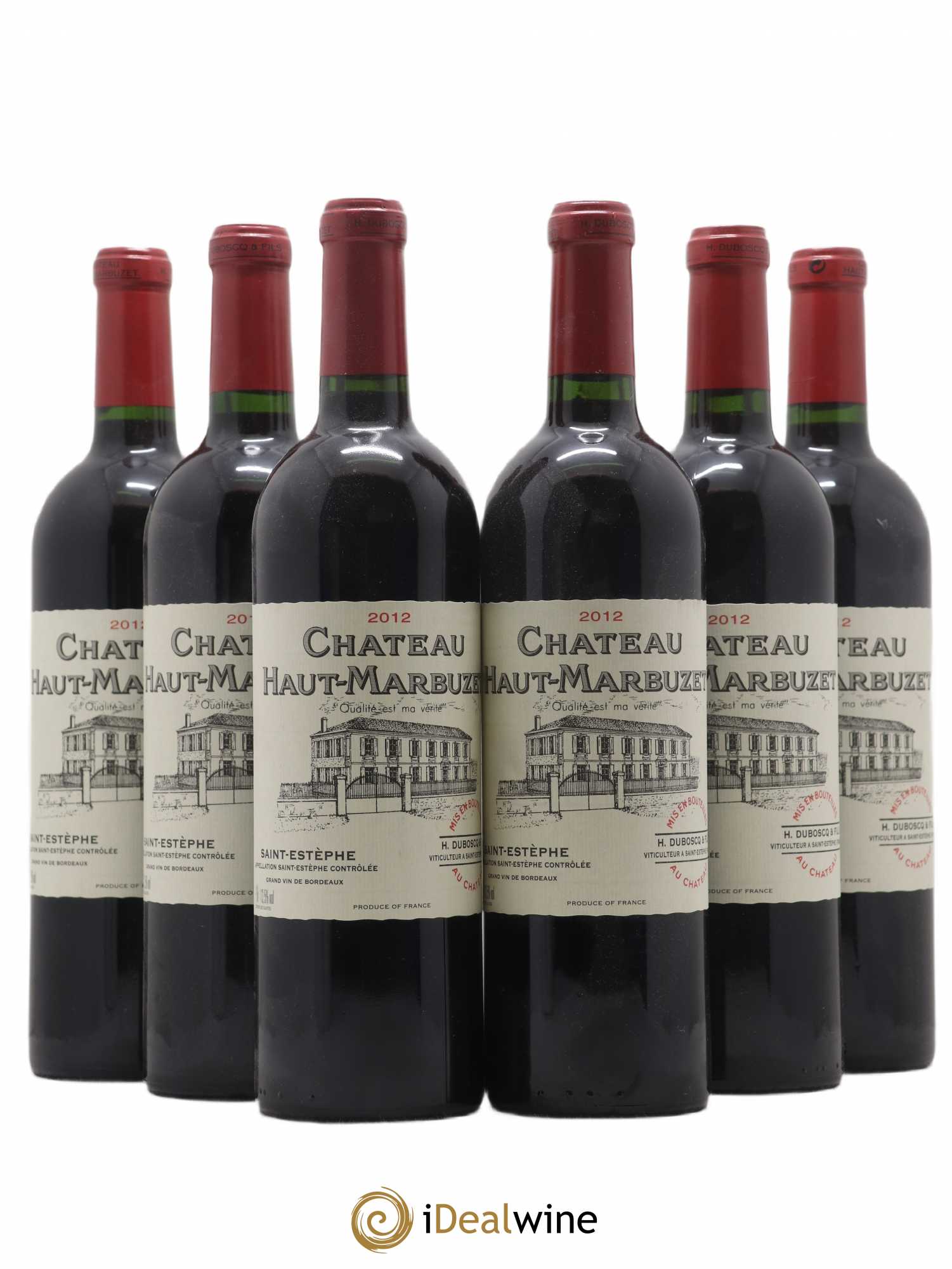 Château Haut Marbuzet 2012 - Lot de 6 bouteilles - 0