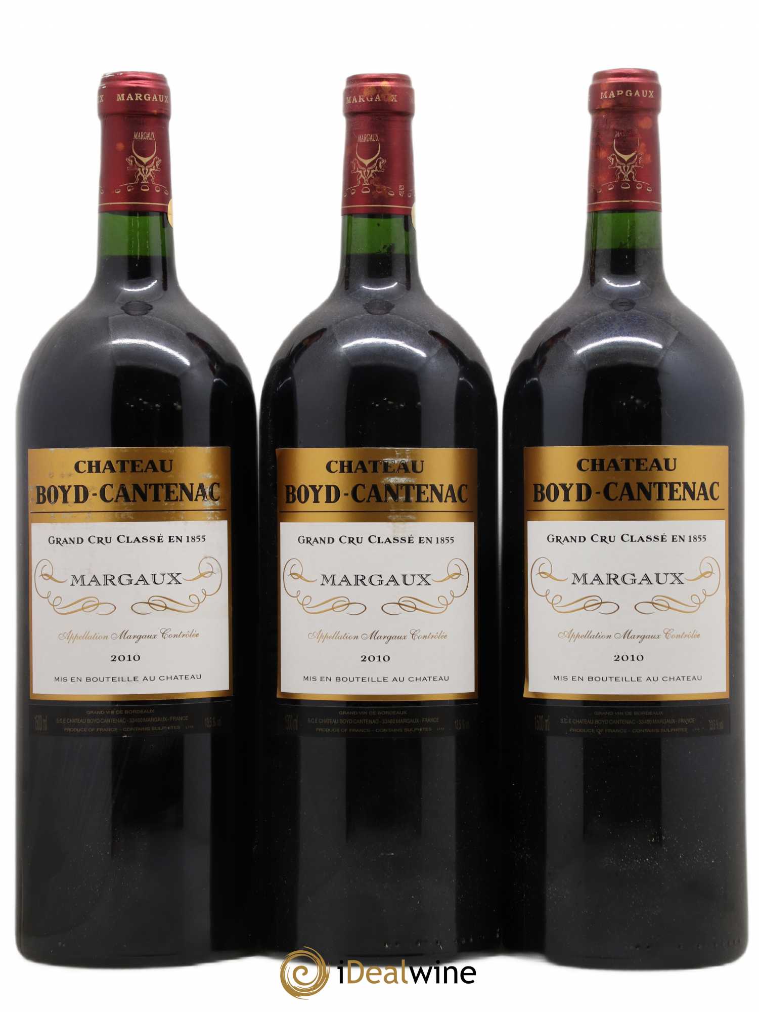Château Boyd Cantenac 3ème Grand Cru Classé 2010 - Lot de 3 magnums - 0