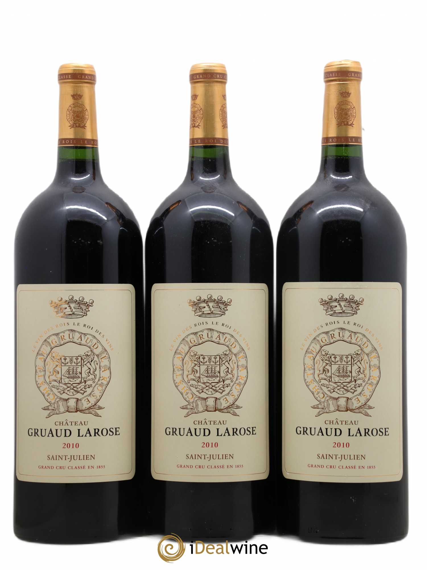 Château Gruaud Larose 2ème Grand Cru Classé 2010 - Lot de 3 magnums - 0