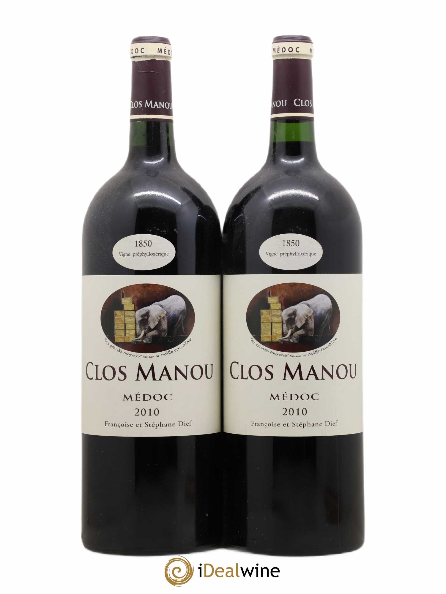 Clos Manou 2010 - Posten von 2 Magnum - 0