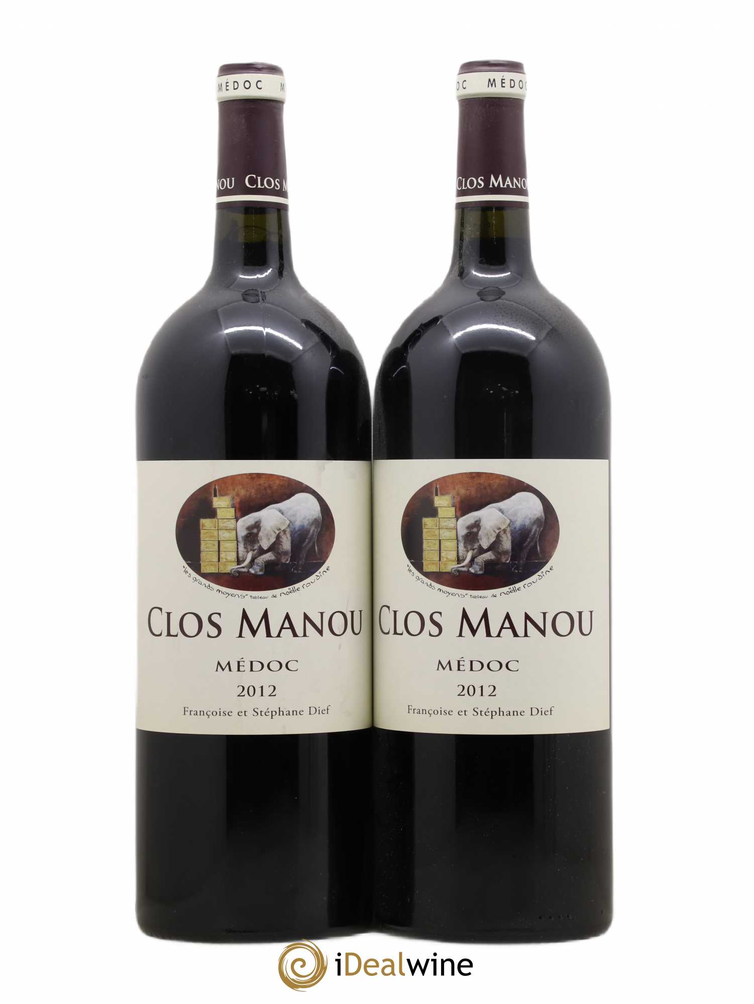 Clos Manou 2012 - Posten von 2 Magnum - 0