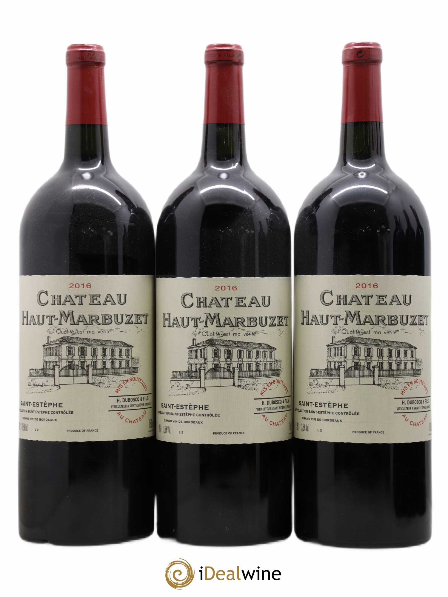 Château Haut Marbuzet 2016 - Lot de 6 magnums - 1