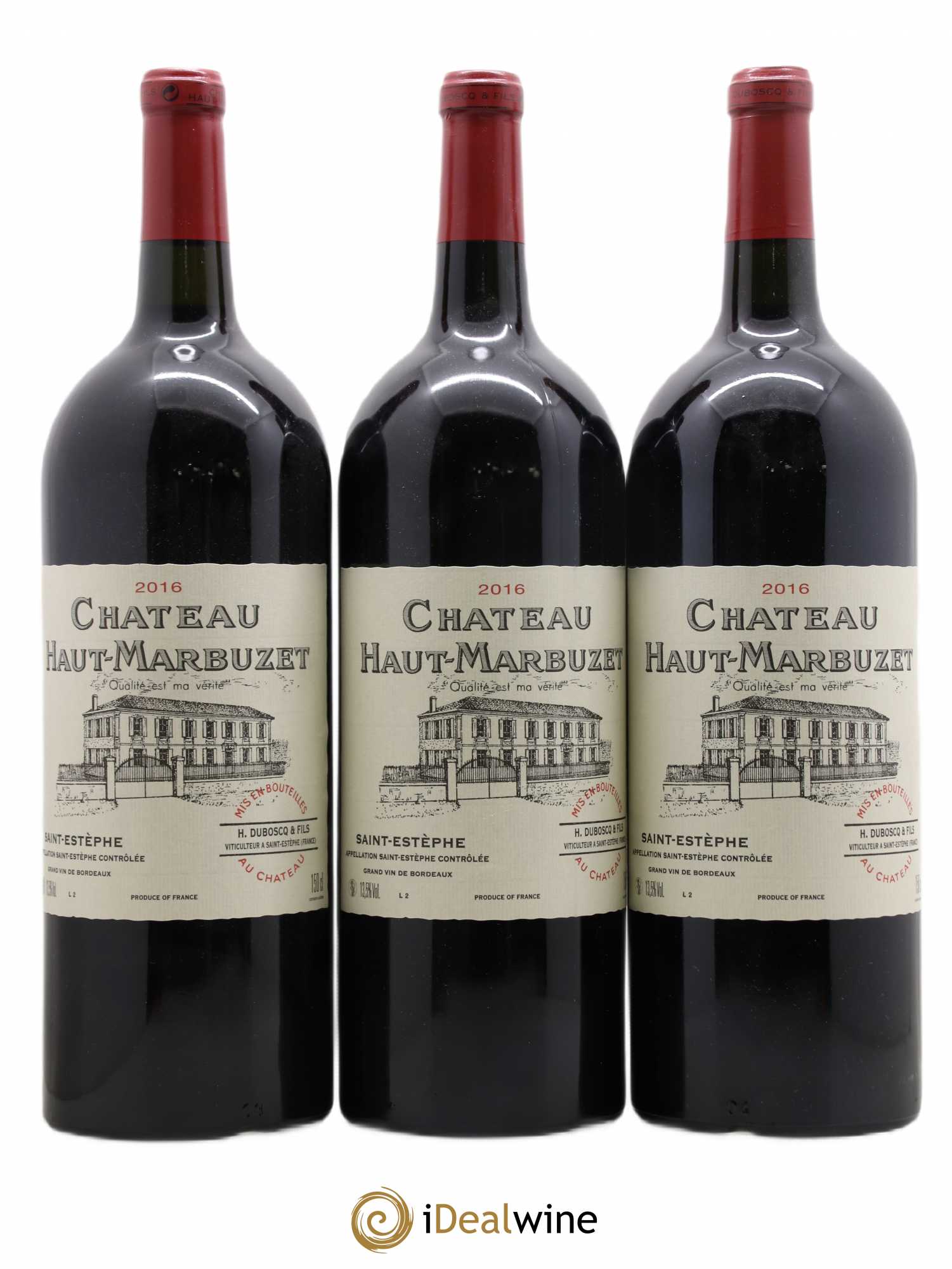 Château Haut Marbuzet 2016 - Lot de 6 magnums - 2