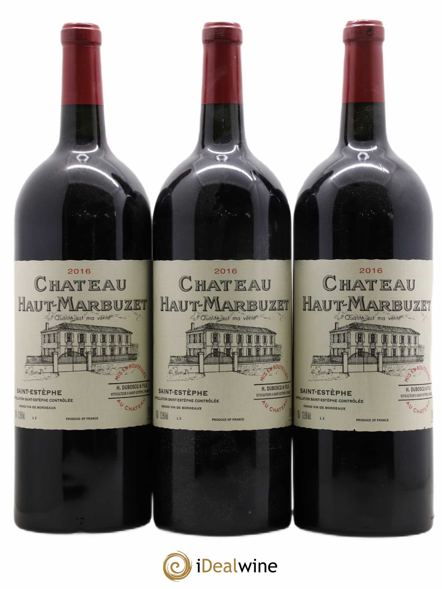 Château Haut Marbuzet 2016 - Lot de 3 magnums - 0