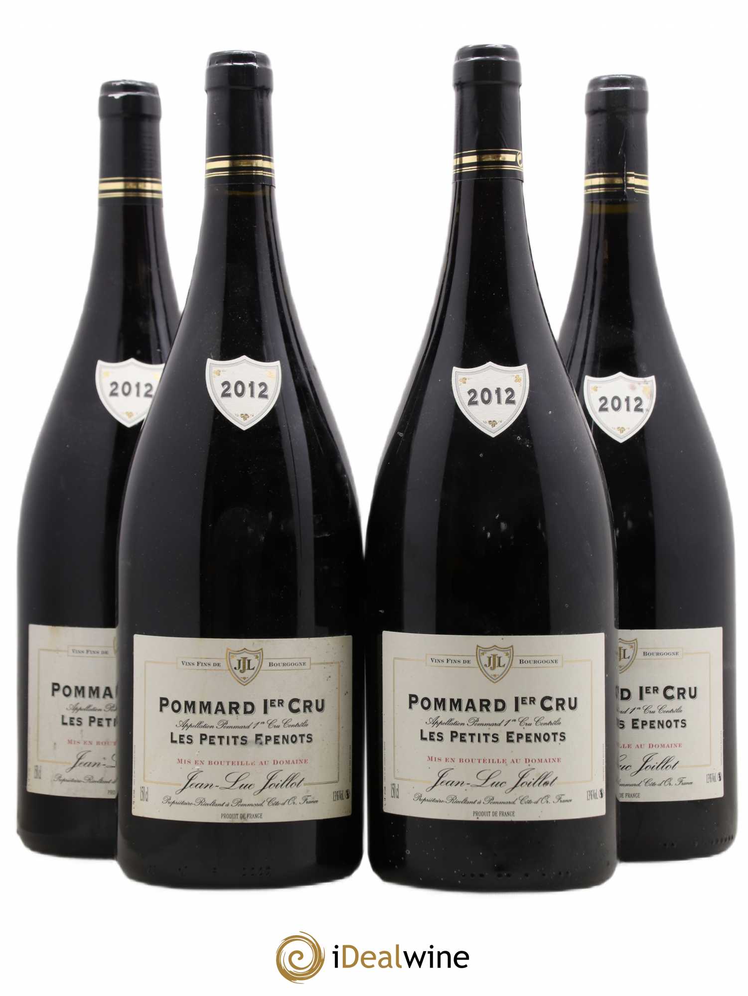 Pommard 1er Cru Les petits Epenots Joillot 2012 - Posten von 4 Magnum - 0
