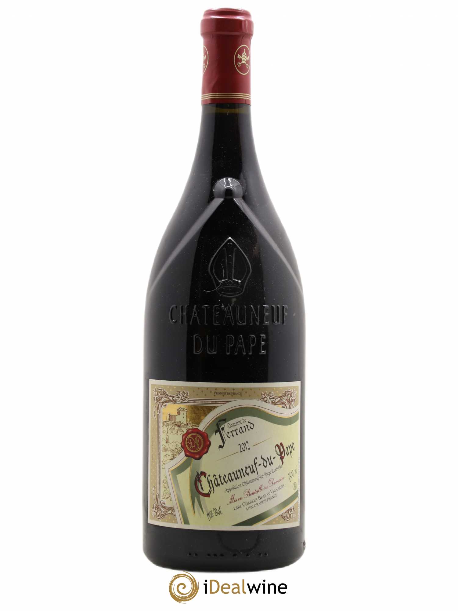 Châteauneuf-du-Pape Domaine de Ferrand Philippe Bravay 2012 - Posten von 1 Magnum - 0