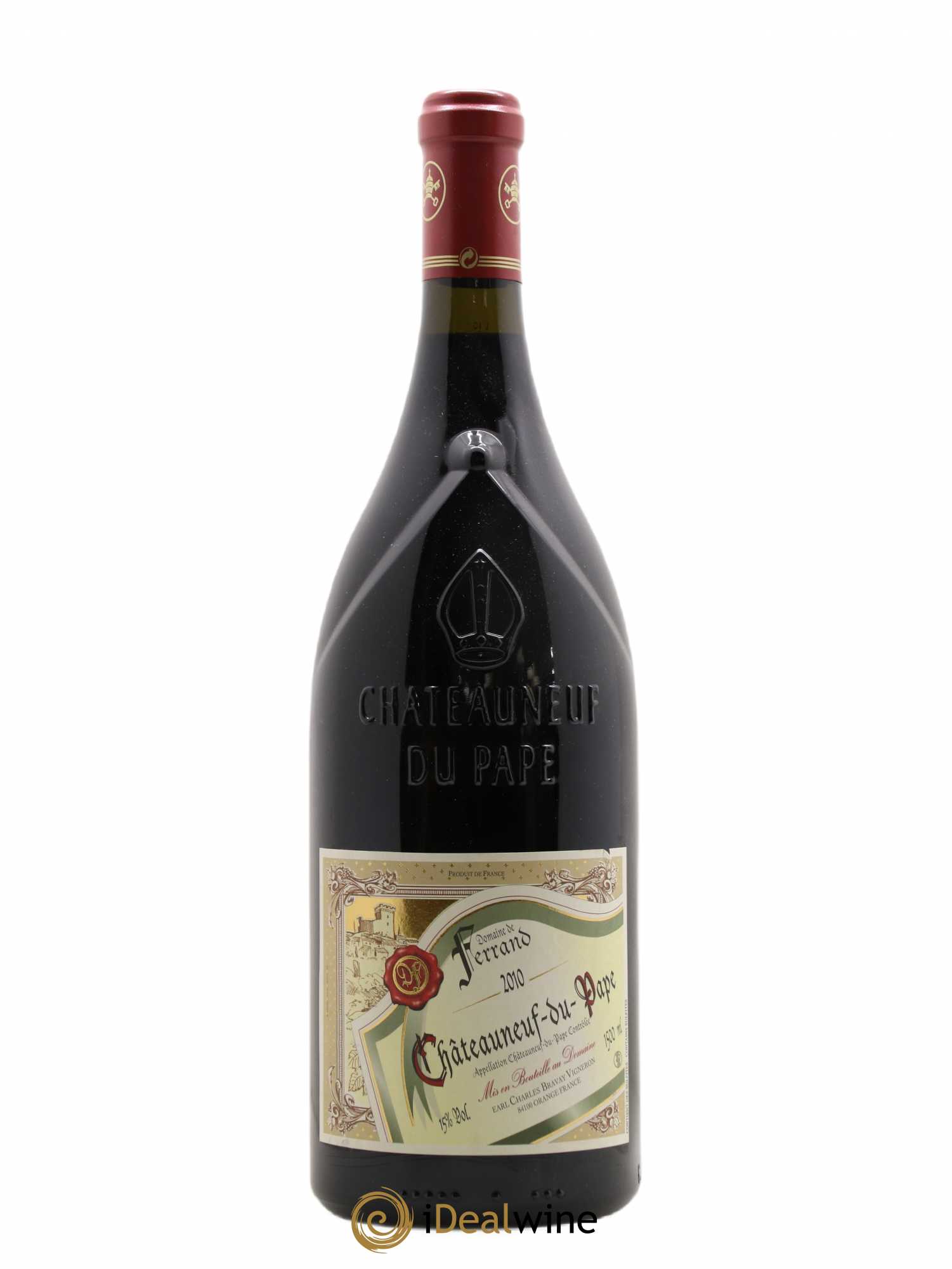 Châteauneuf-du-Pape Domaine de Ferrand Philippe Bravay 2010 - Posten von 1 Magnum - 0