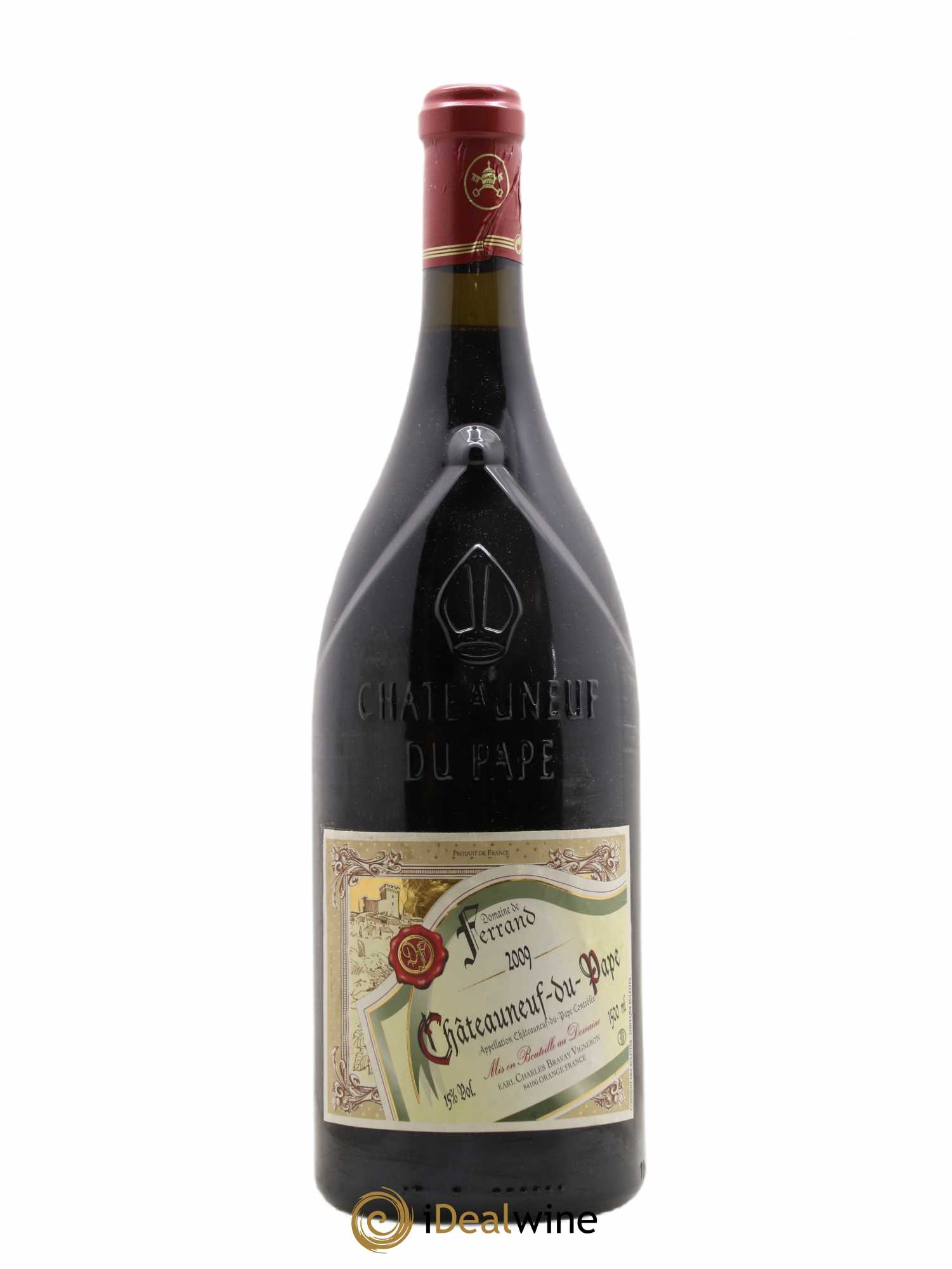 Châteauneuf-du-Pape Domaine de Ferrand Philippe Bravay 2009 - Posten von 1 Magnum - 0