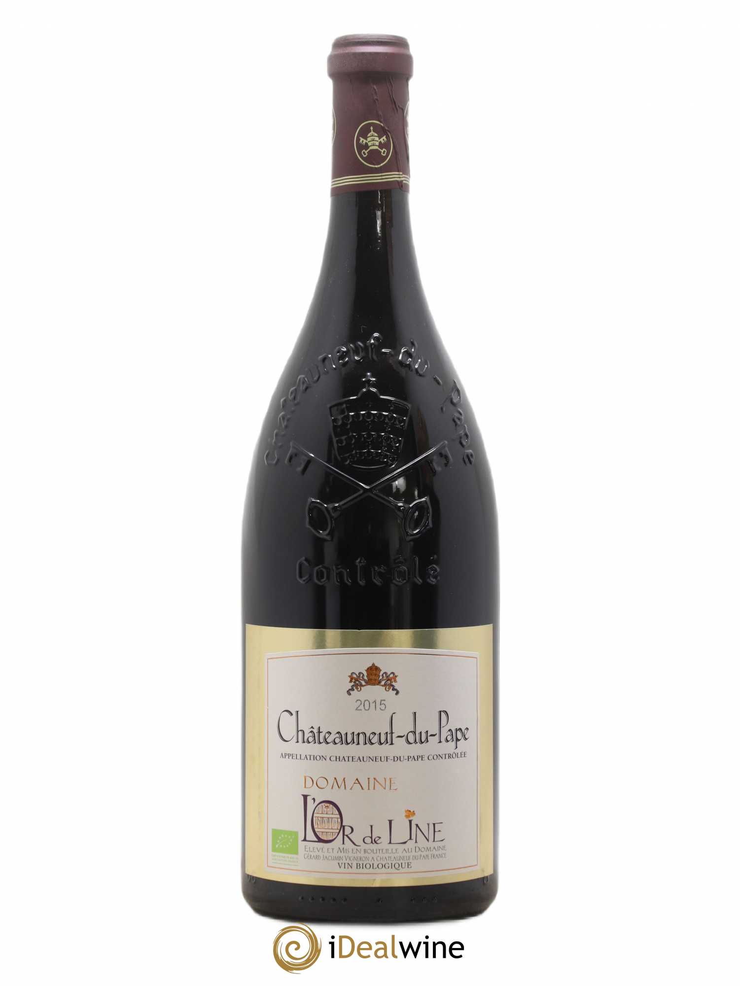 Châteauneuf-du-Pape L'Or de Line 2015 - Lot de 1 magnum - 0