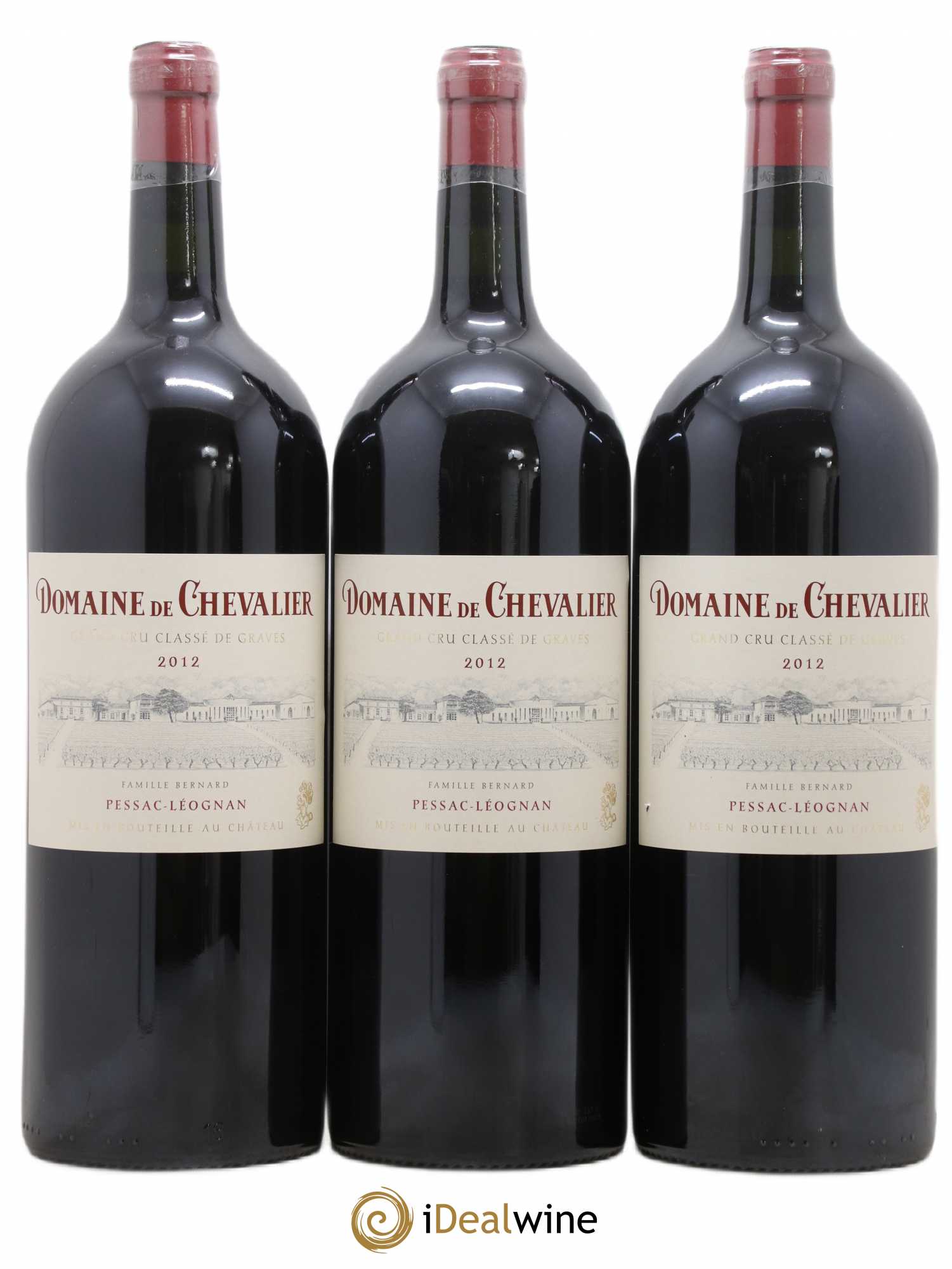 Domaine de Chevalier Cru Classé de Graves 2012 - Lot de 3 magnums - 0