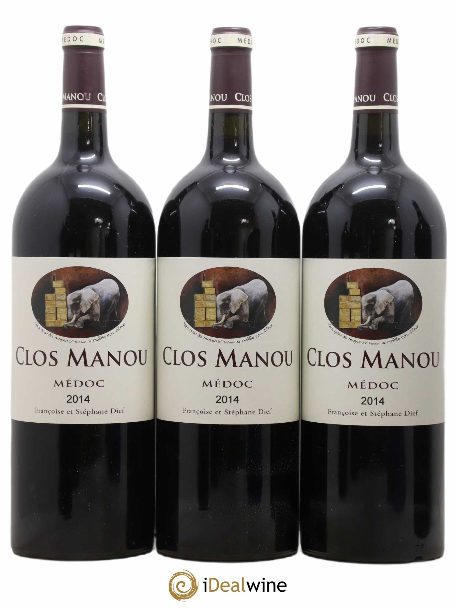 Clos Manou 2014 - Posten von 6 Magnum - 1