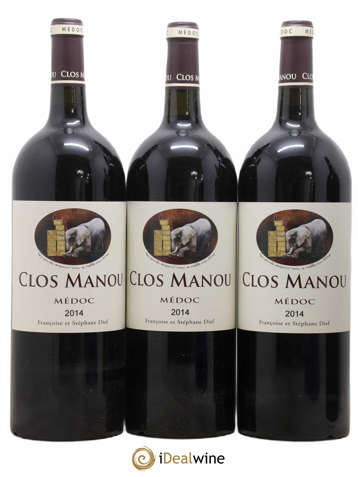 Clos Manou 2014 - Posten von 6 Magnum - 2