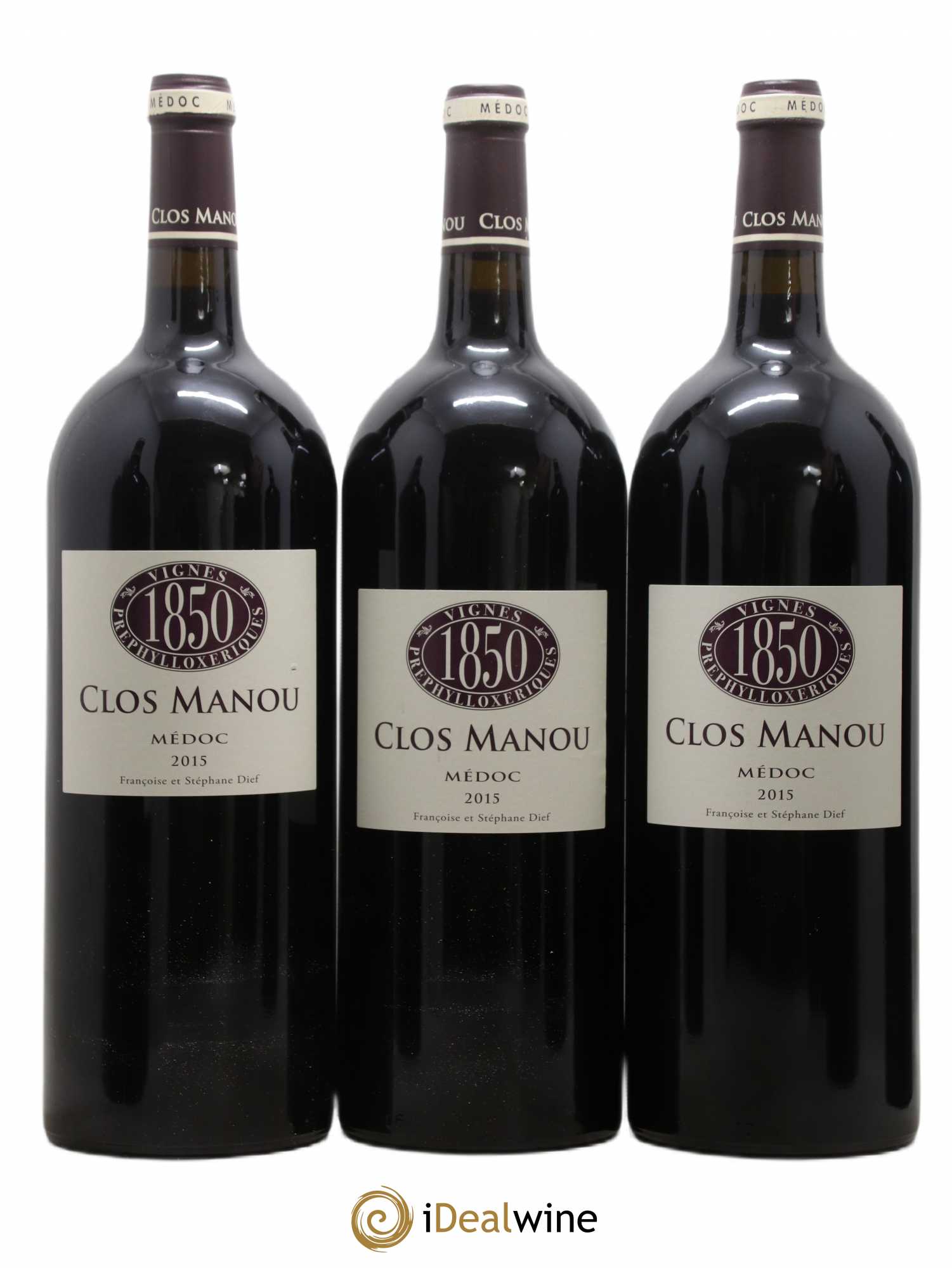 Clos Manou vignes prephylloxeriques 2015 - Posten von 6 Magnum - 1