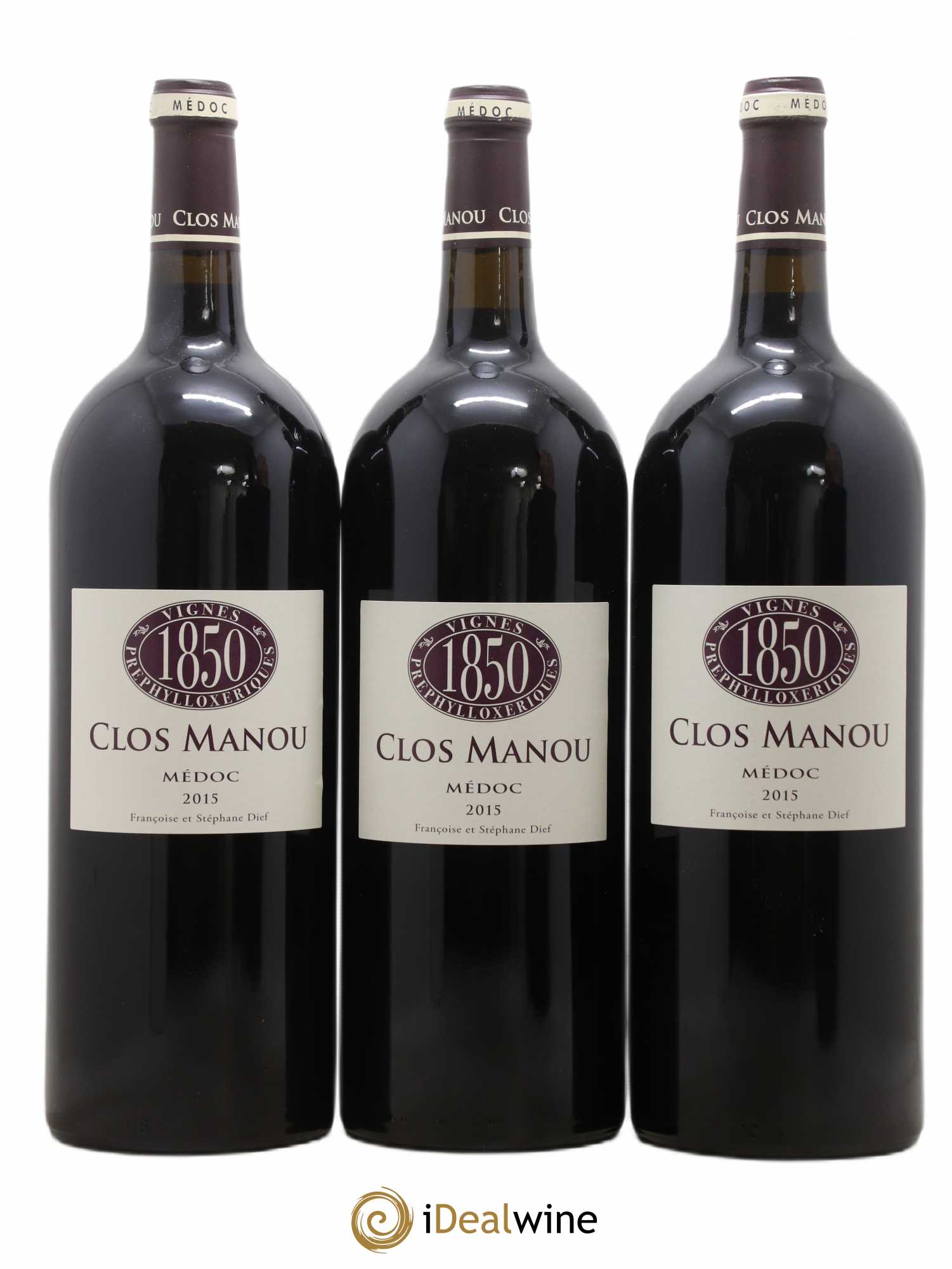 Clos Manou vignes prephylloxeriques 2015 - Posten von 6 Magnum - 2