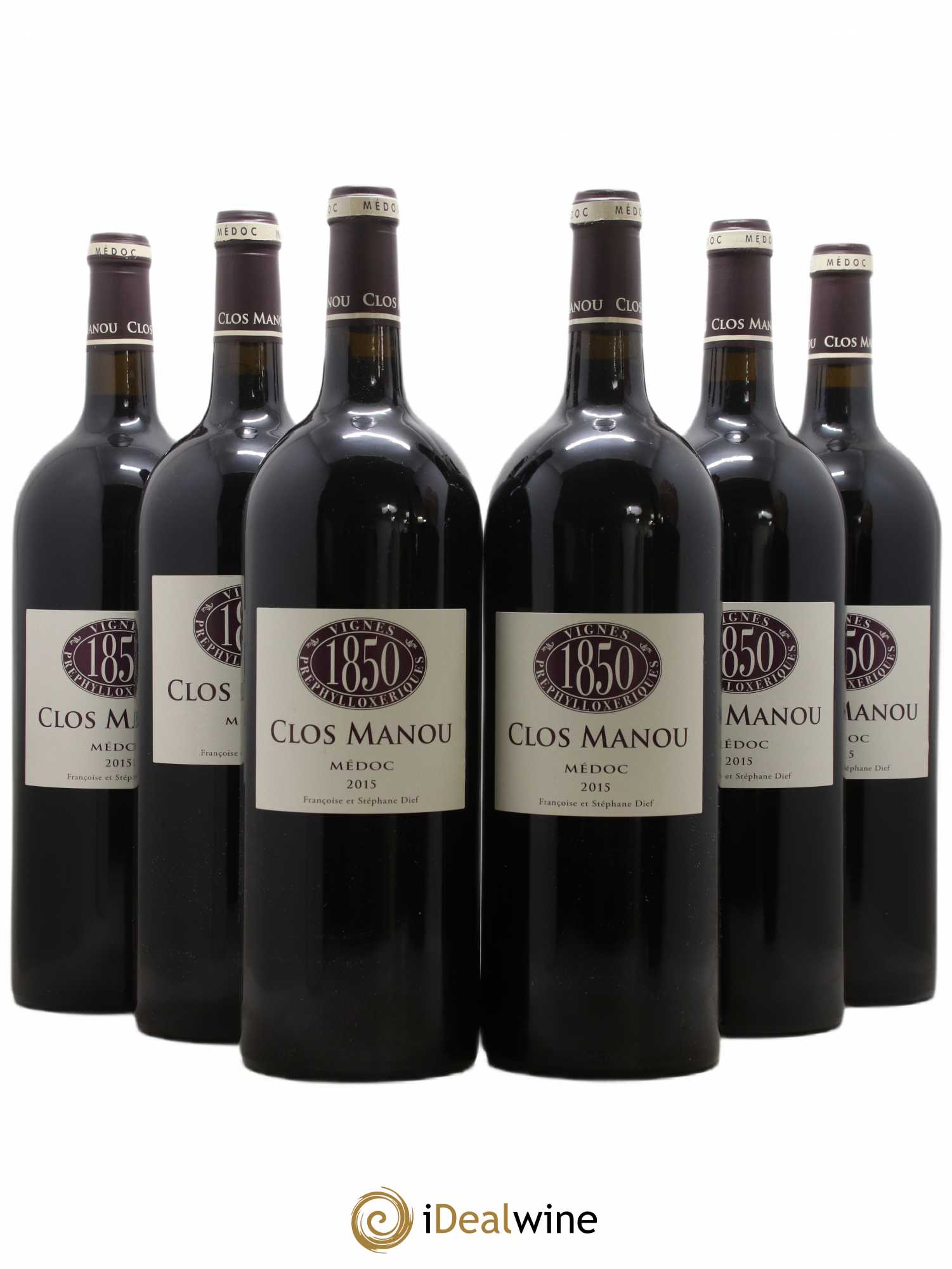 Clos Manou vignes prephylloxeriques 2015 - Posten von 6 Magnum - 0